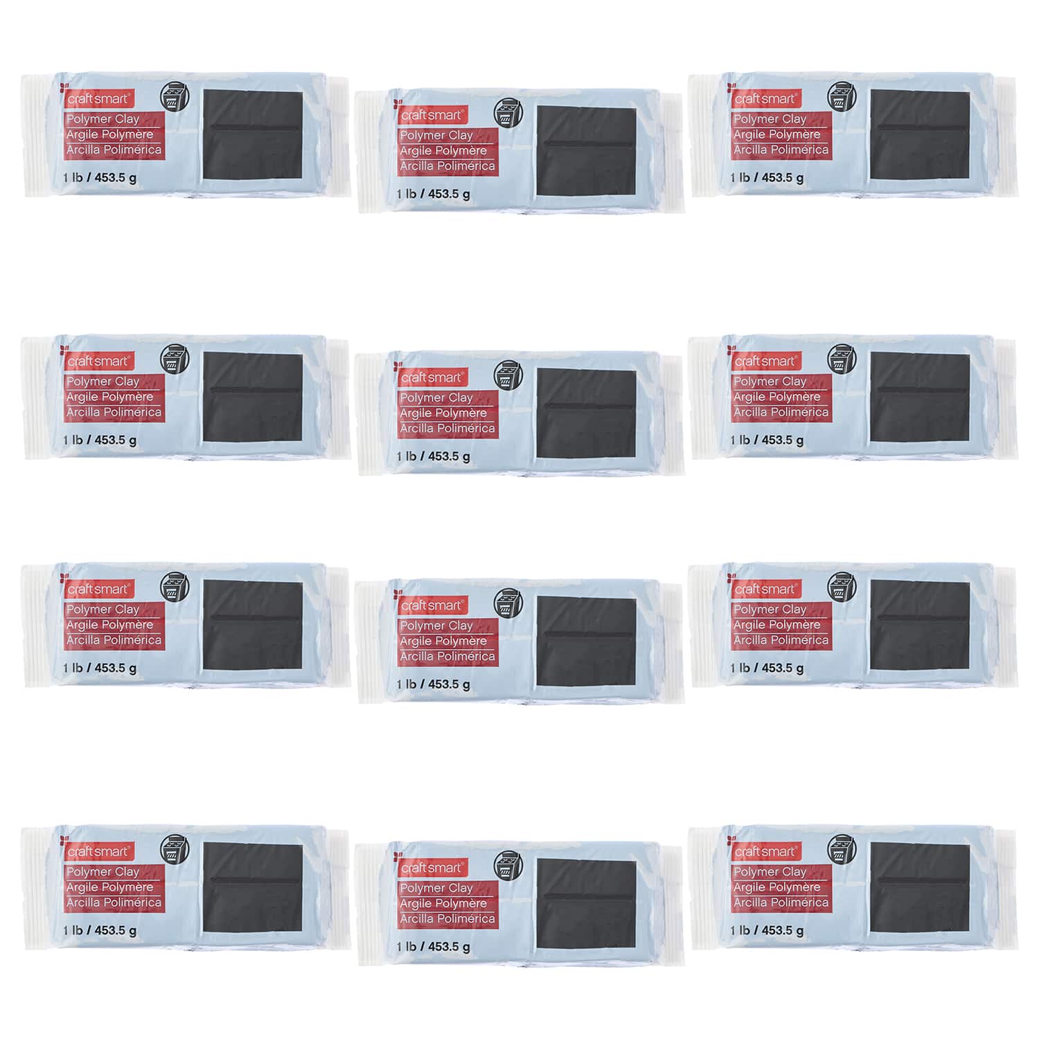 12 Pack: 1lb. Polymer Clay by Craft Smart®