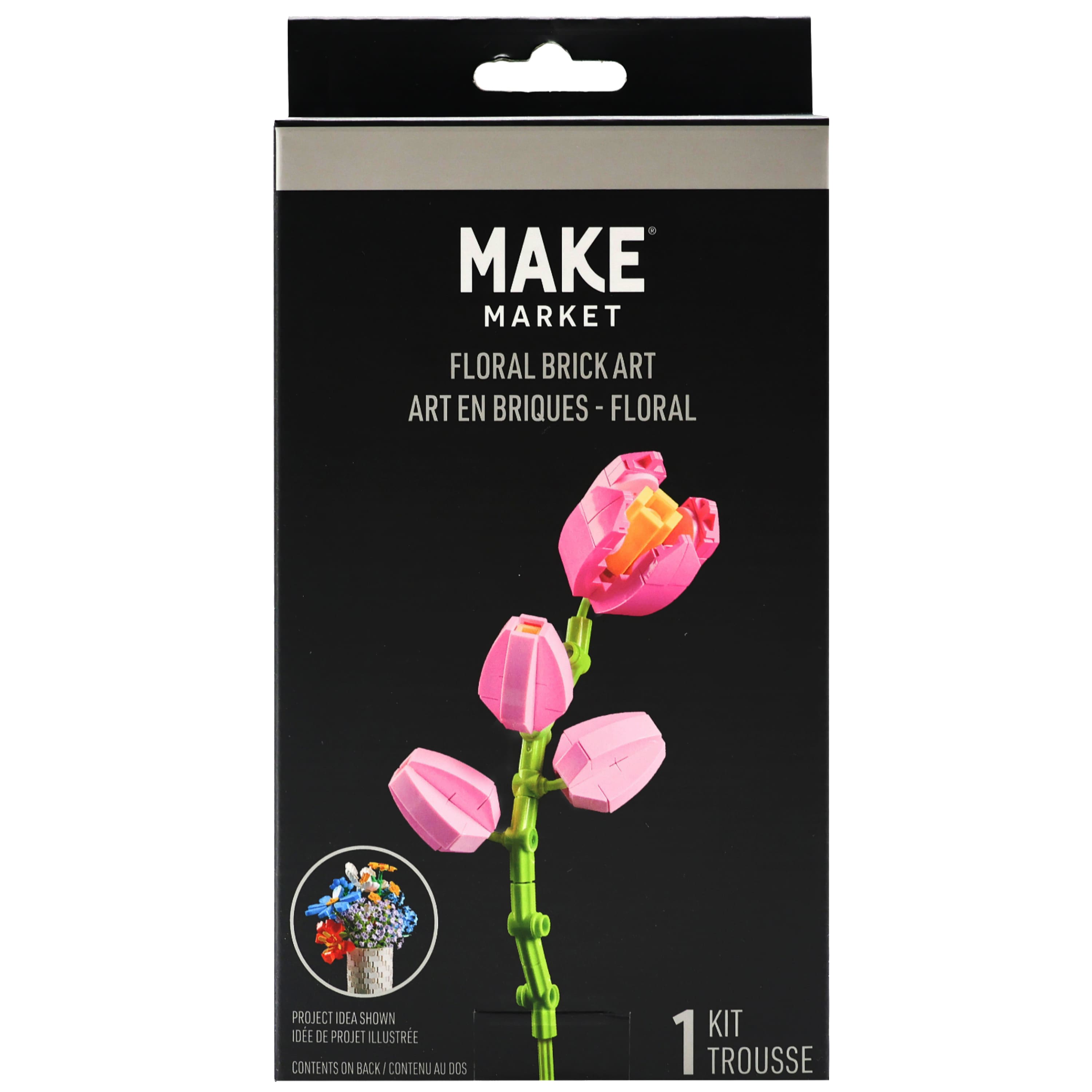 Boat Orchid Floral Brick Art Kit by Make Market®