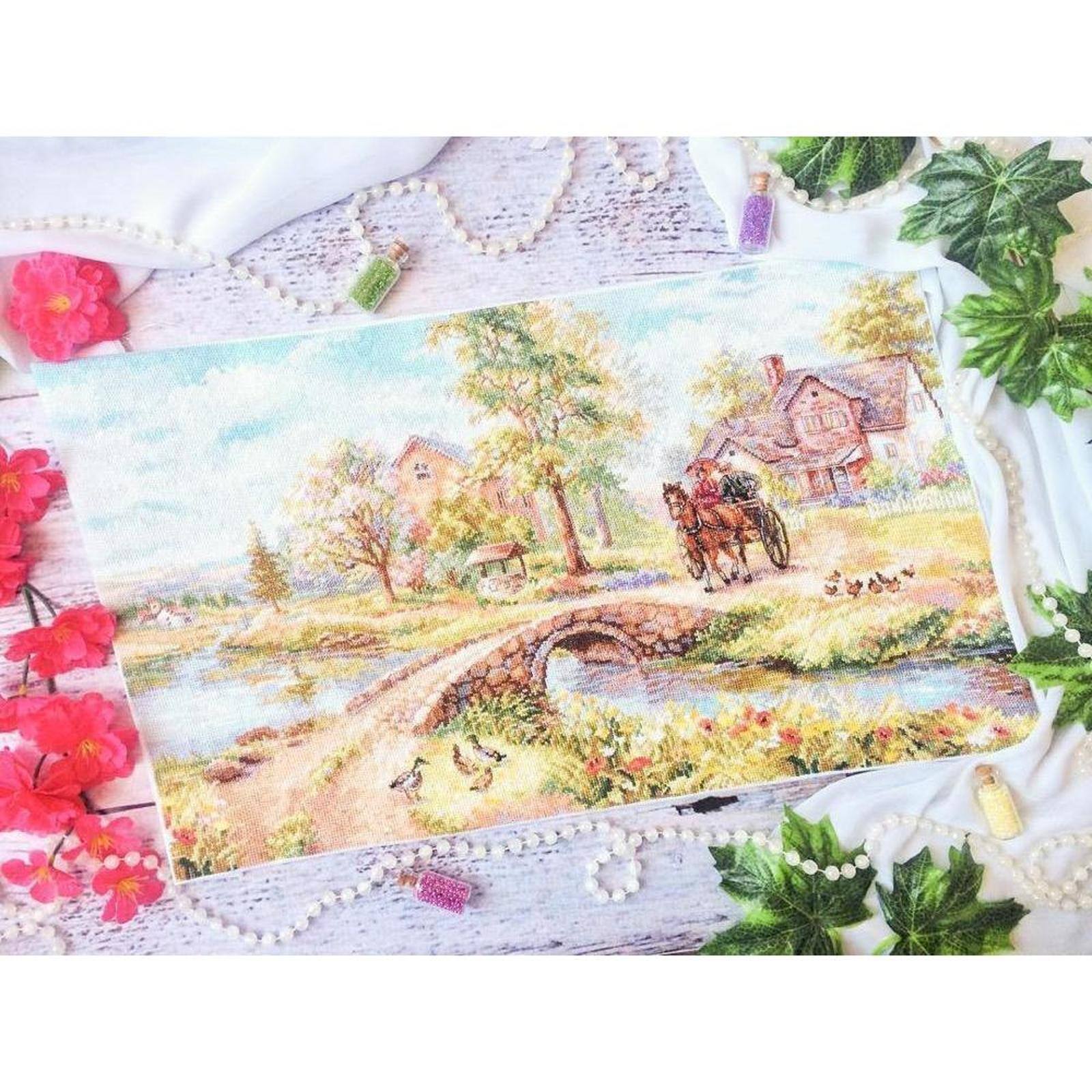 Alisa Sunday Walk Cross Stitch Kit