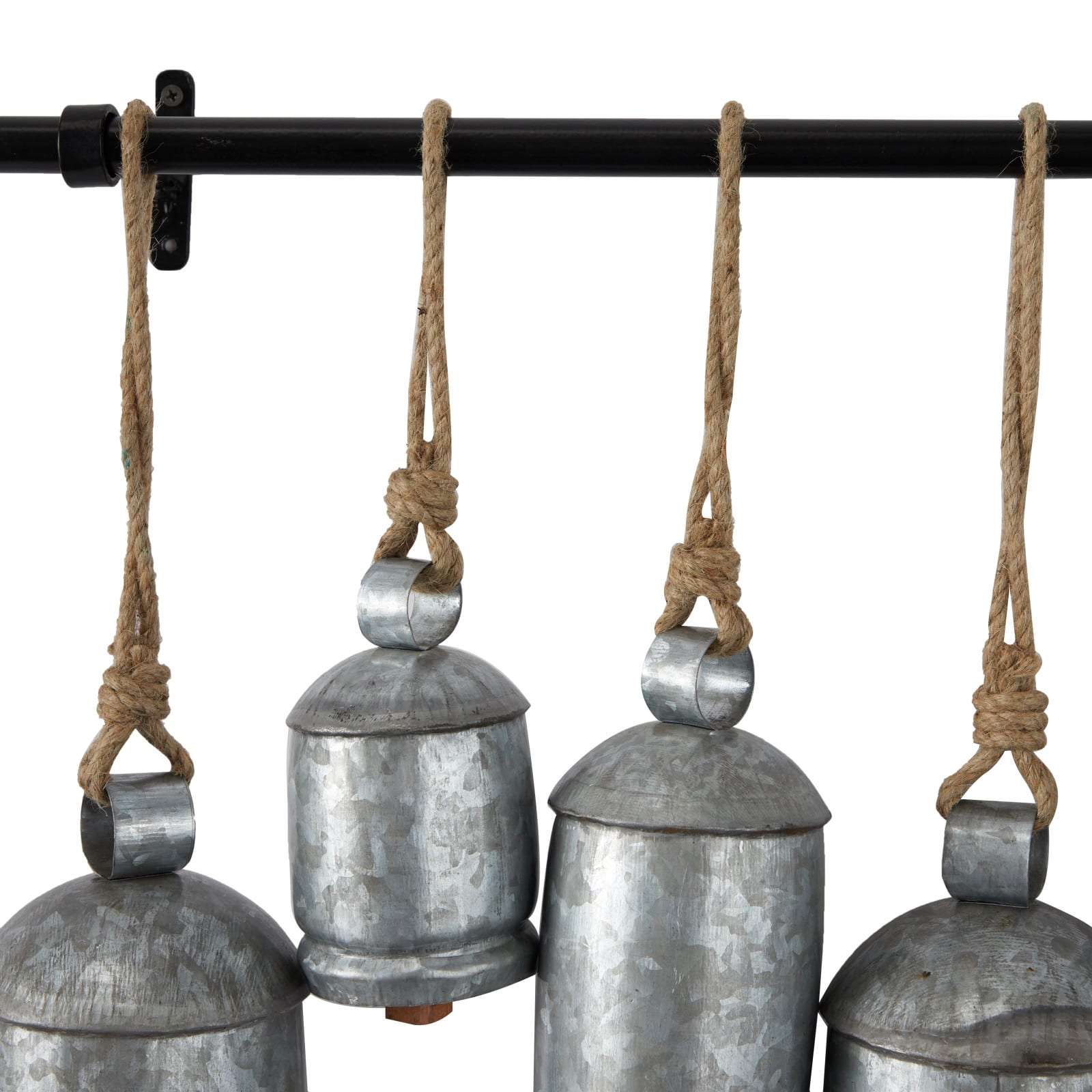 48" Metal Bohemian Decorative Cow Bells