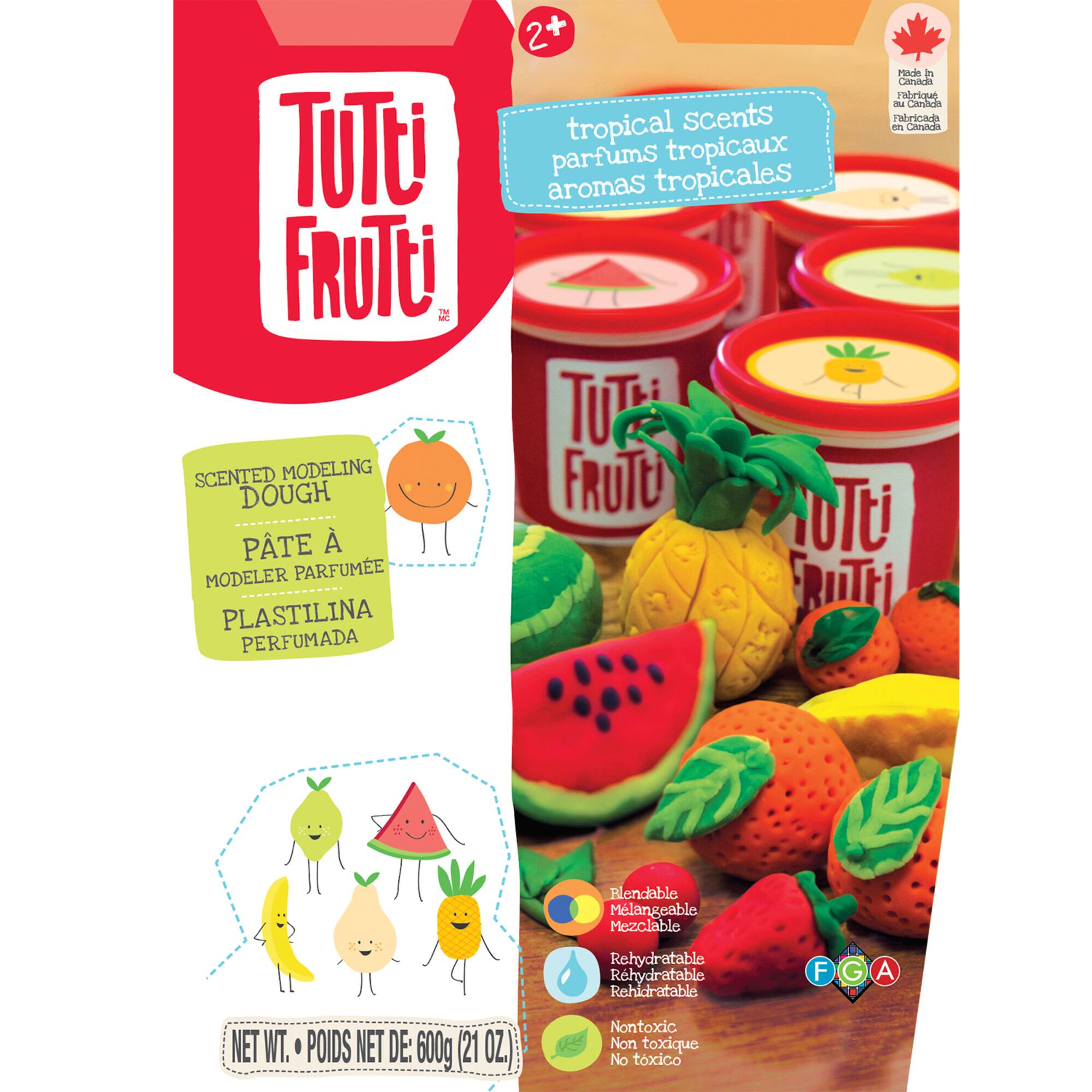 Tutti Frutti® Tropical Scented Modeling Dough Tubs