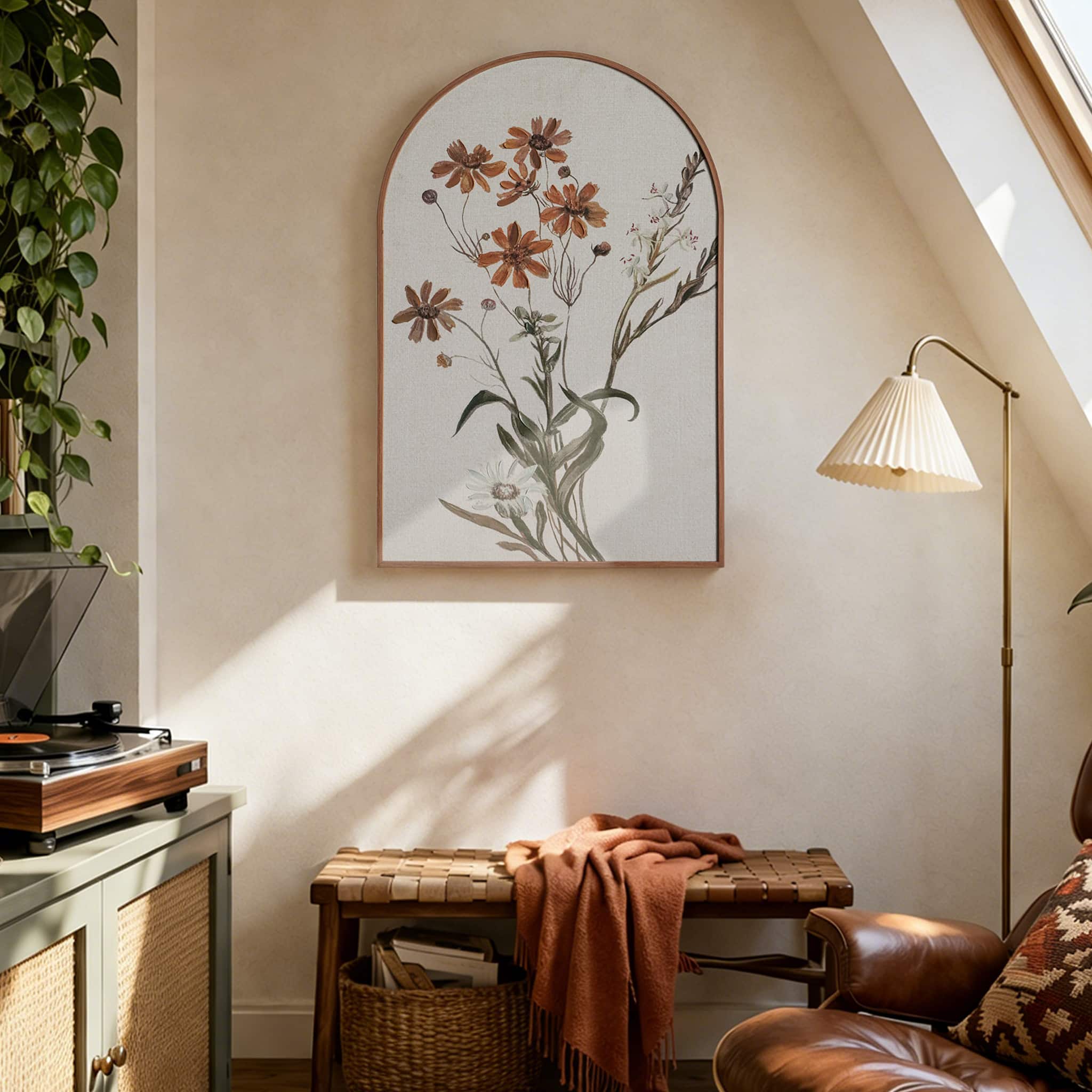 16" x 24" Rust Blossoms Wall Décor by Ashland®