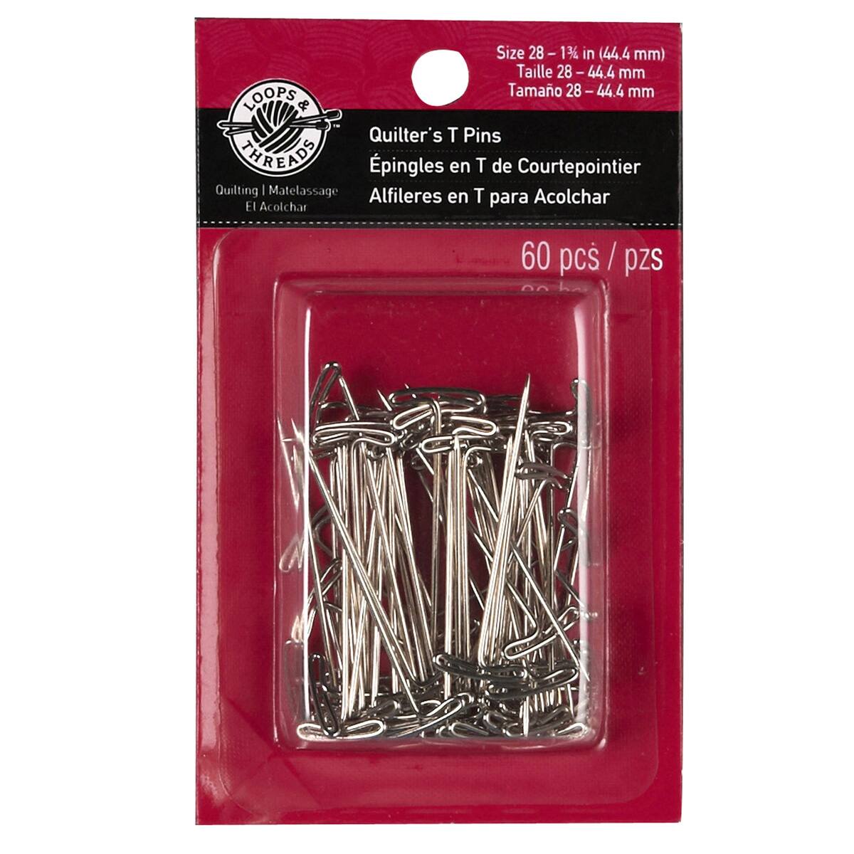 Loops & Threads™ Quilter's T-Pins, 1 3/4"