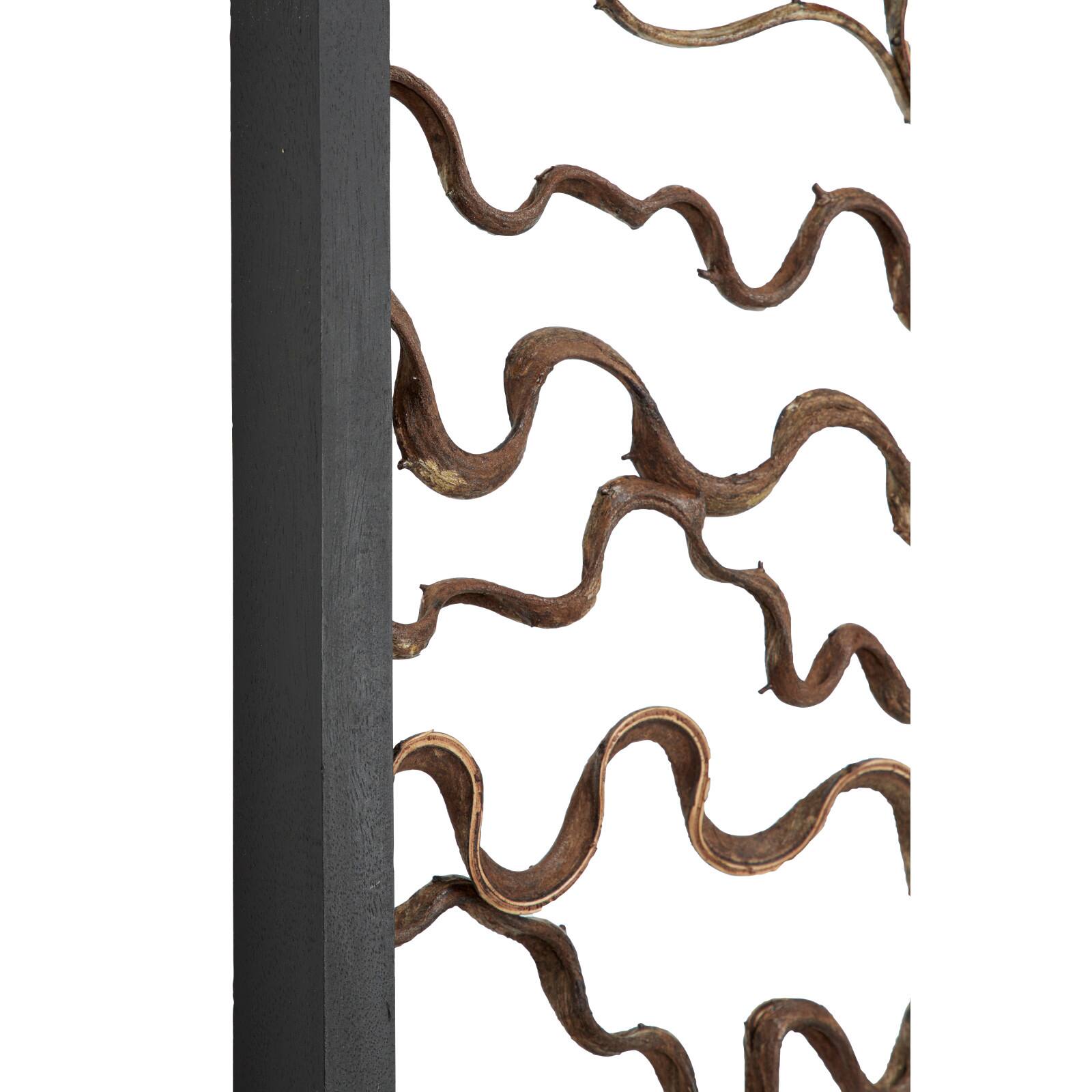 Brown Tree Teak Wood Rustic Wall Decor Set