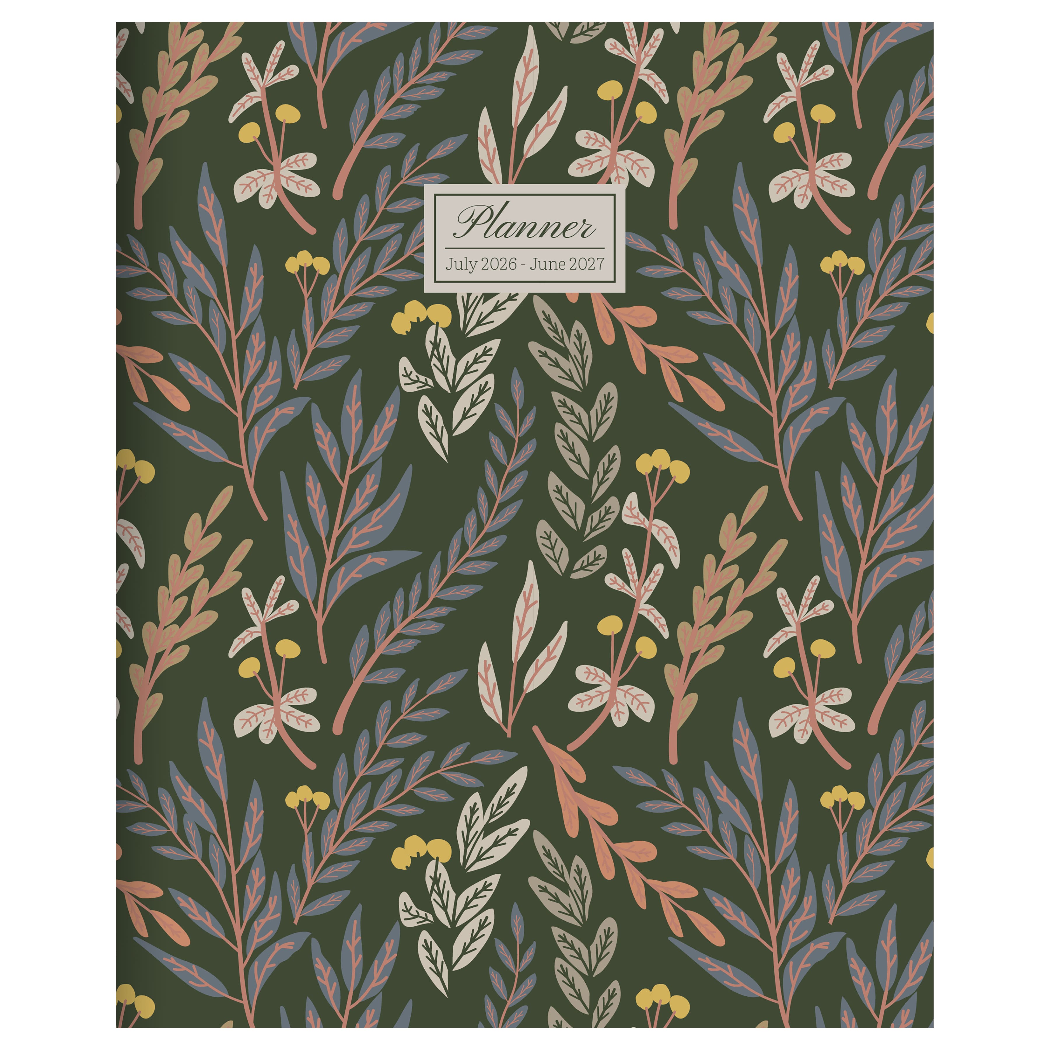 TF Publishing Medium 2026-27 Trailing Blooms Monthly Planner