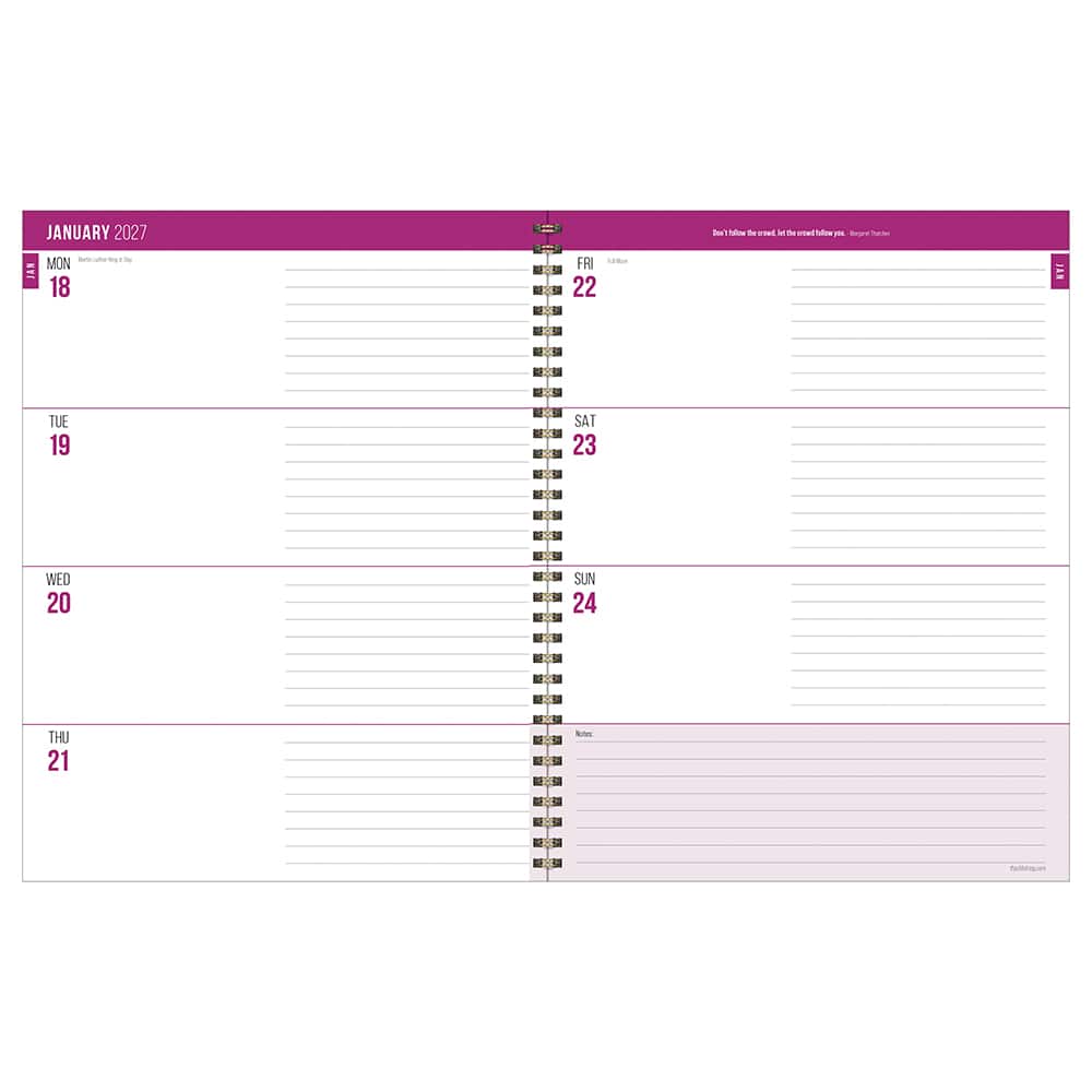 2027 Windows and Doors Large Weekly Monthly Planner