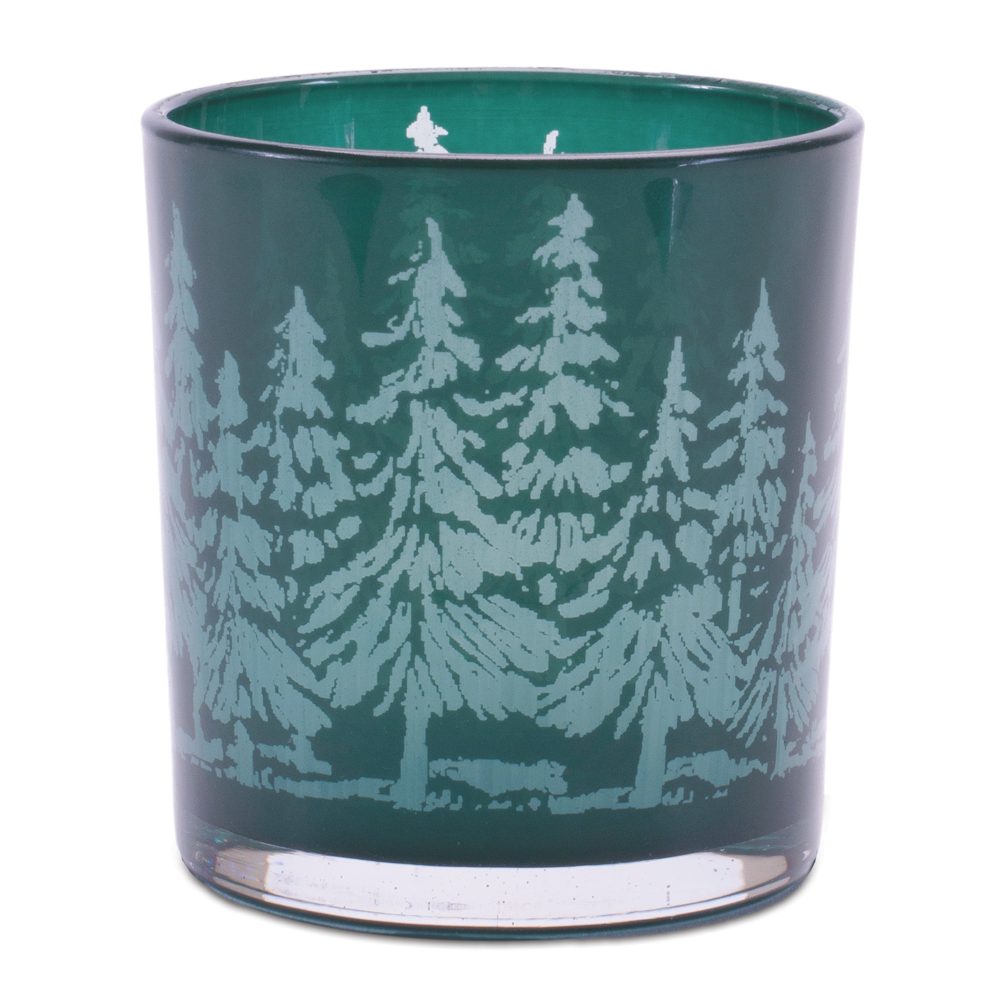 Melrose 10" Pine Tree Print Votive Candle Holders, 3ct.