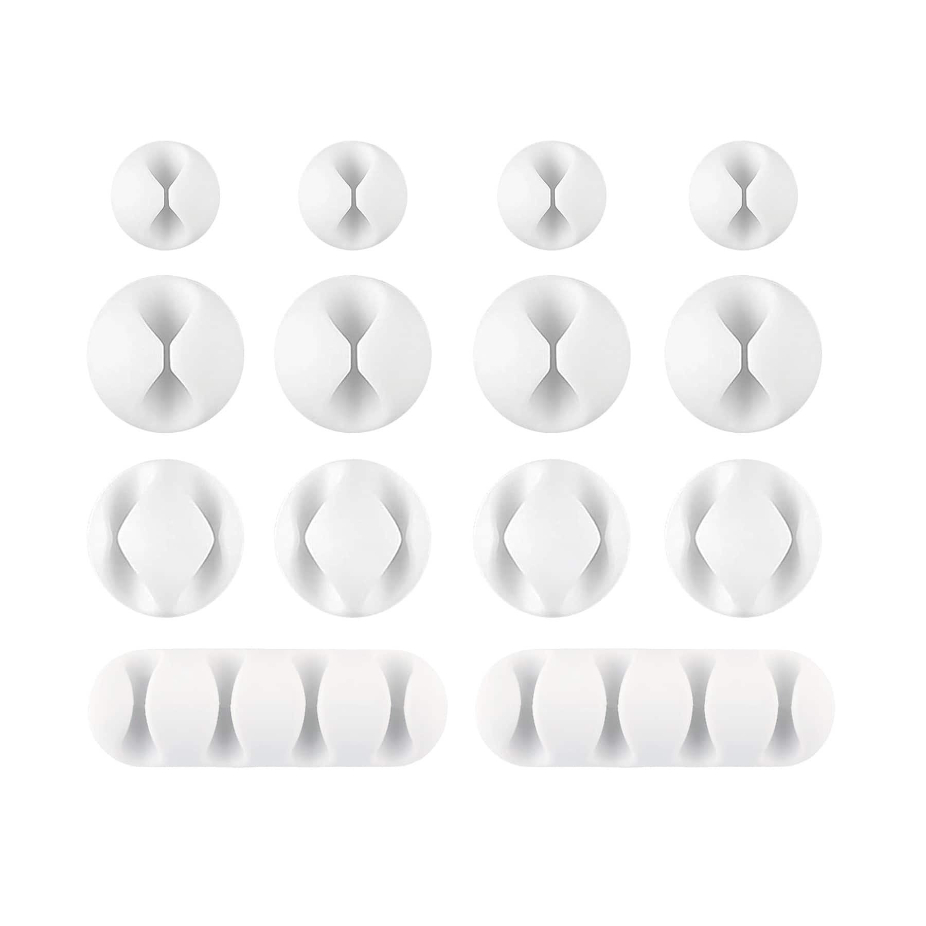 Wrap-It Storage® White Cable Clips