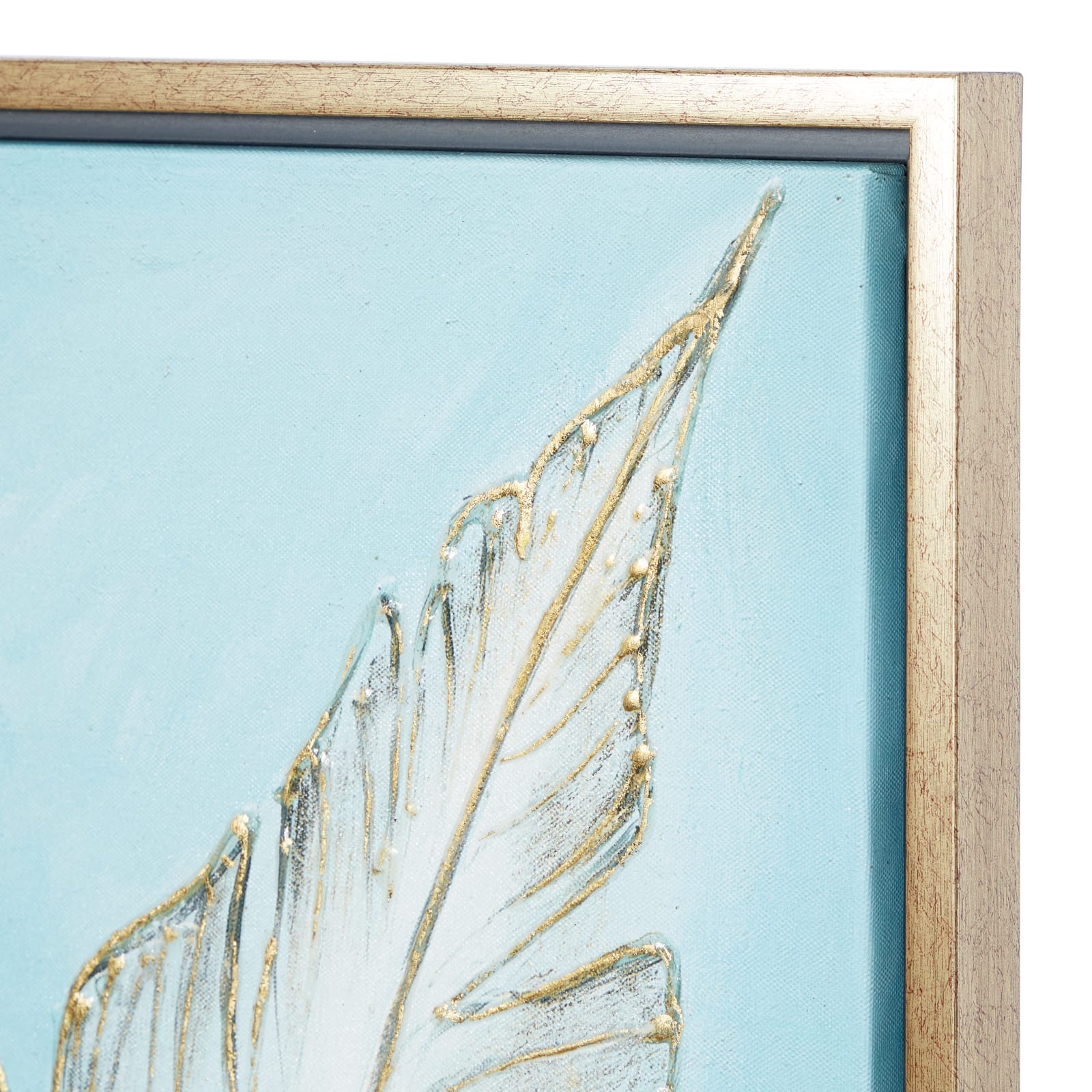 Blue Canvas Coastal Style Wall Art, 40" x 30" x 1"