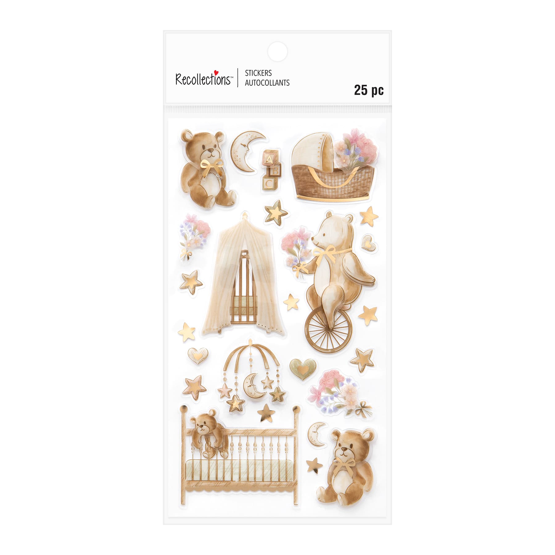 Neutral Baby 3D Stickers by Recollections™