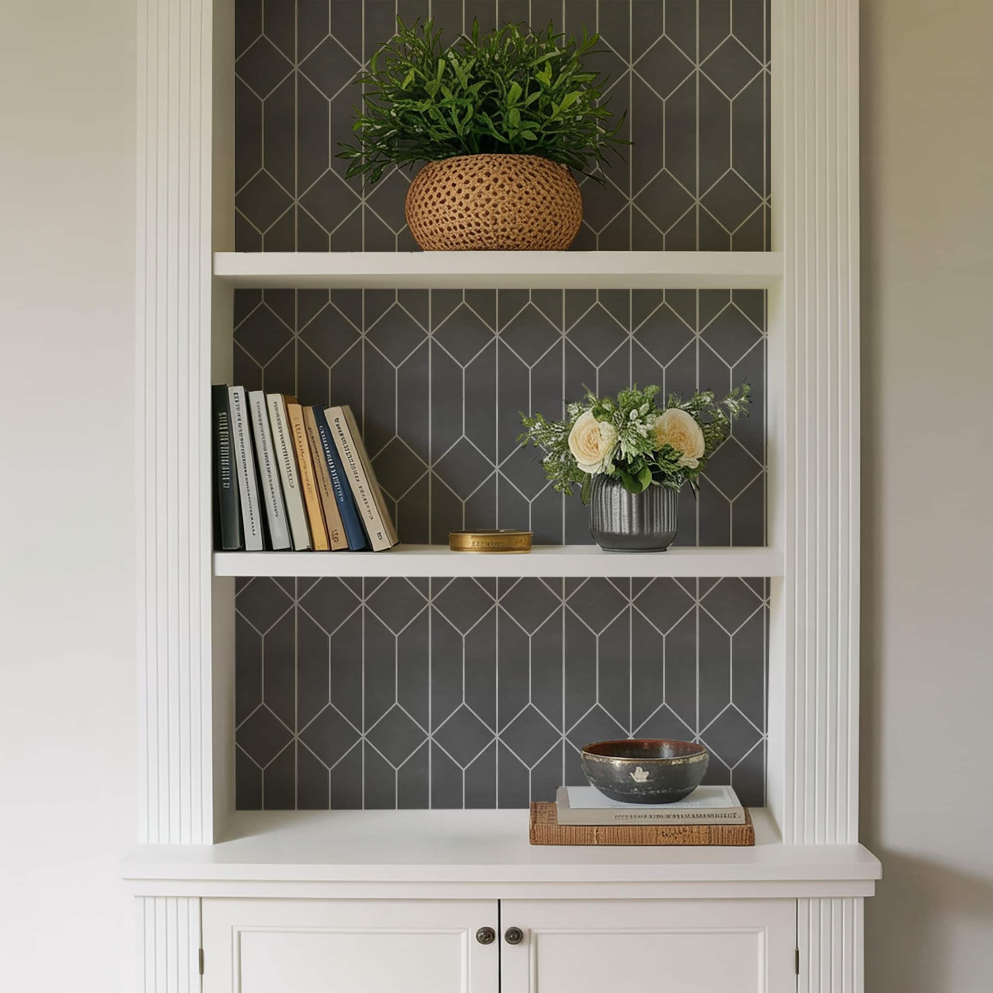 Designs Direct Diamond Trellis Peel & Stick Wallpaper