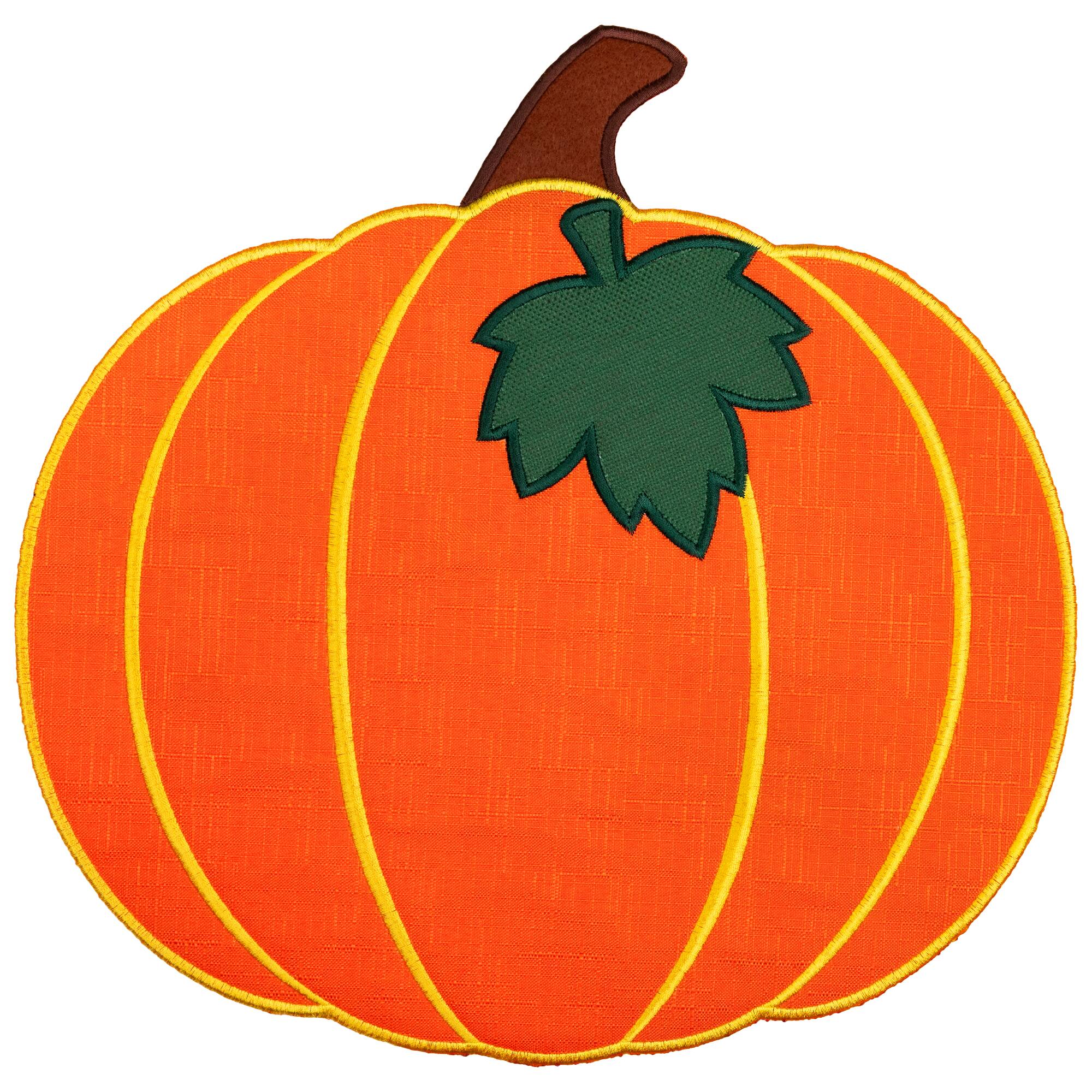 Northlight 13.25" Embroidered Pumpkin Fall Harvest Placemats, 4ct.