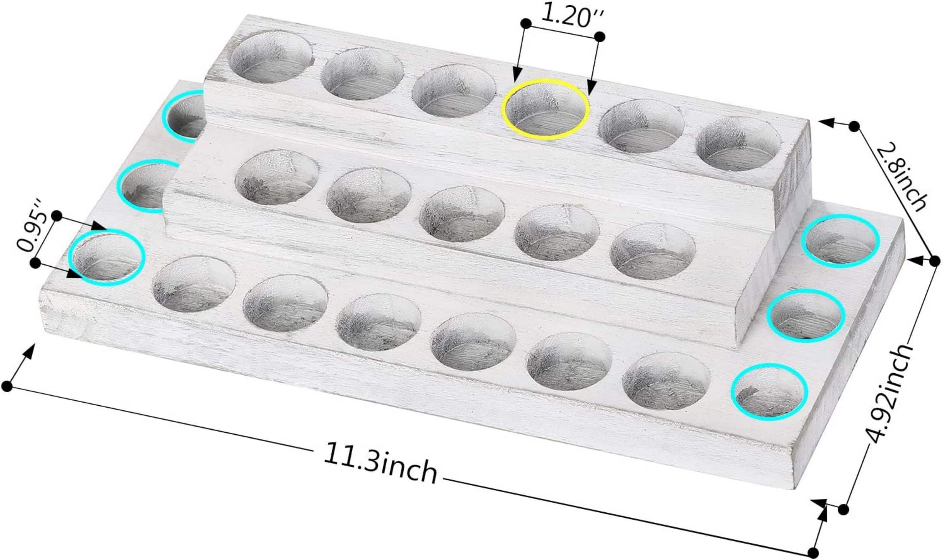 NEX™ 3-Tier Essential Oils Storage for 5, 10, 15, 20mL Bottles
