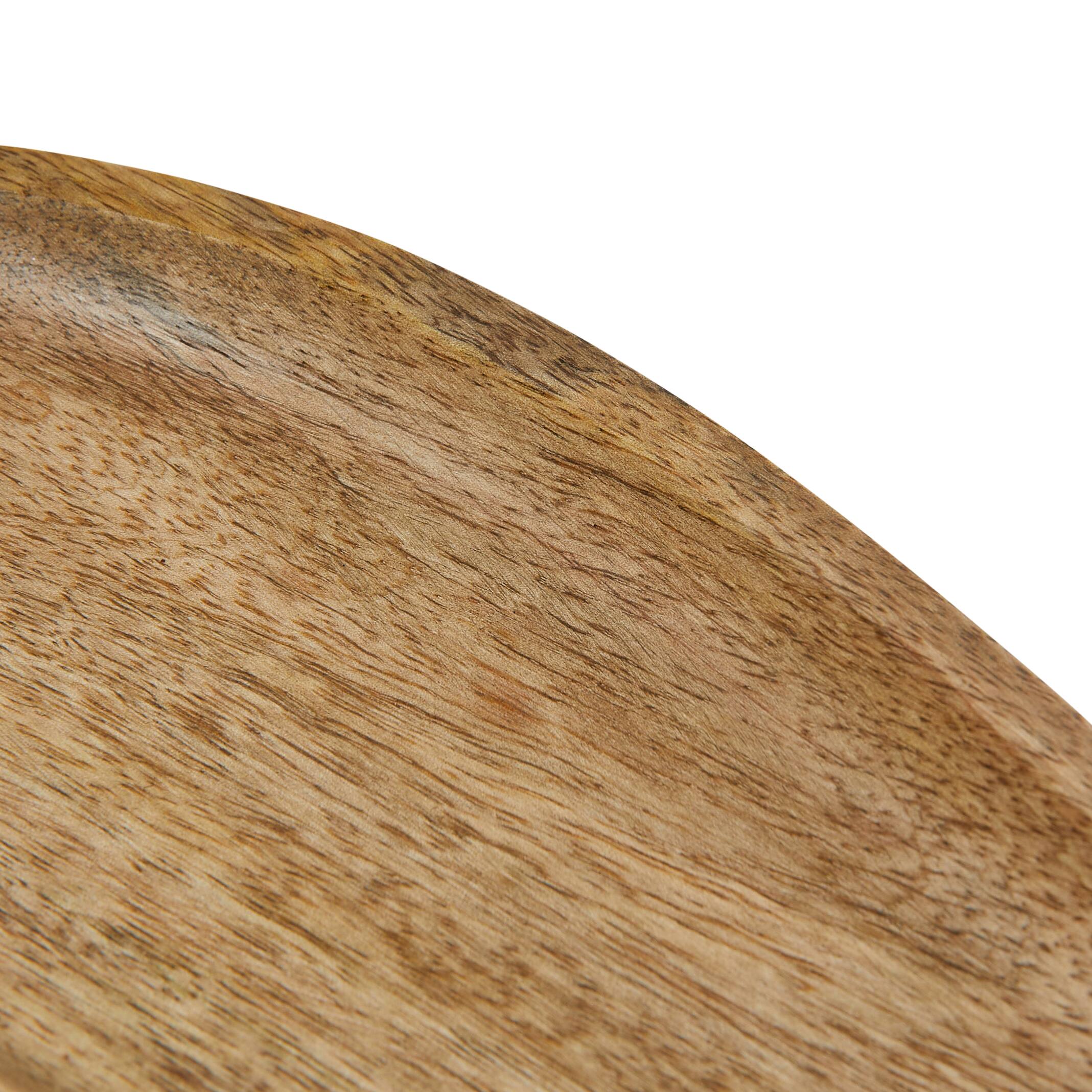 Hello Honey® 15.5" Natural Carved Wood Fish Shaped Plate