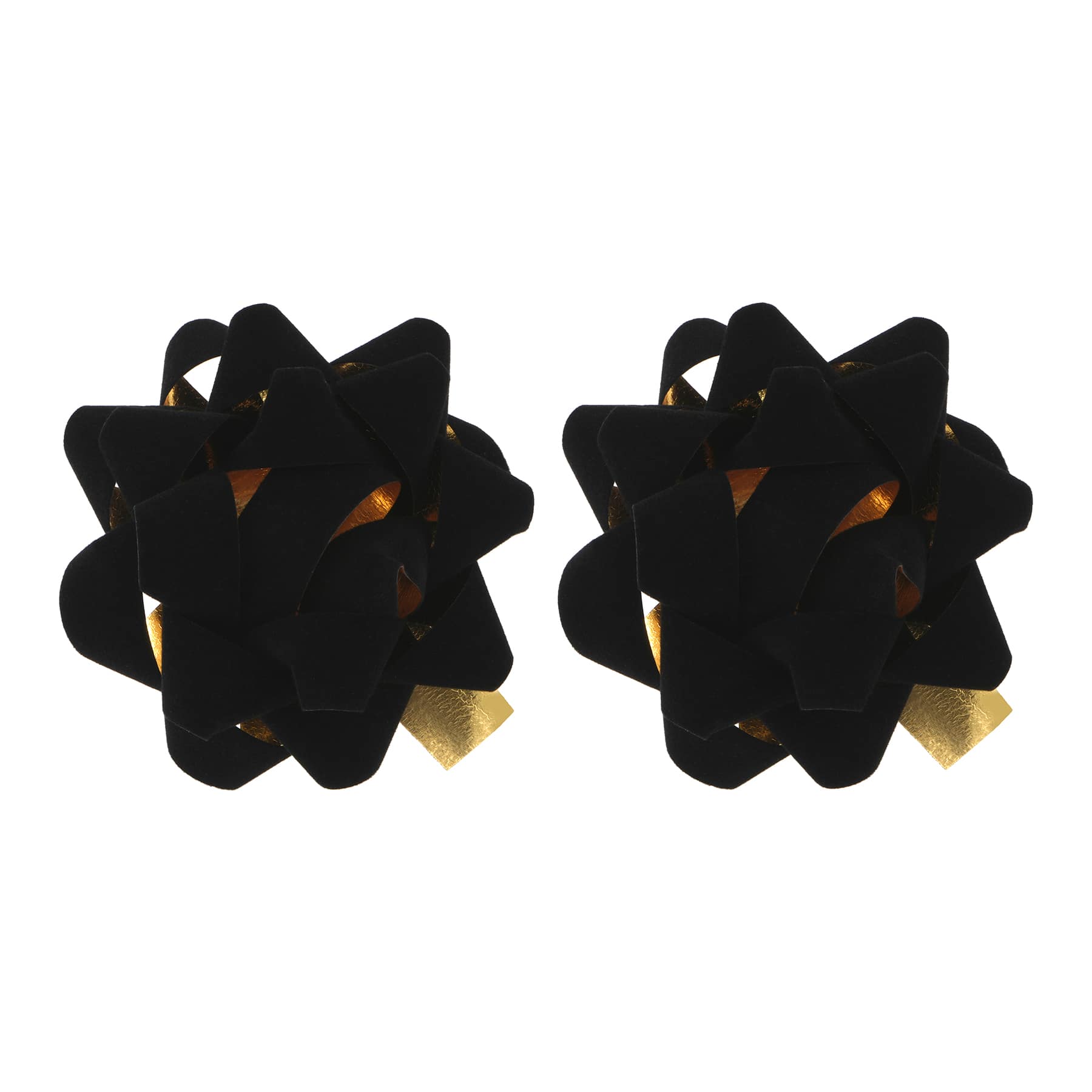 4" Velvet Star Bows
