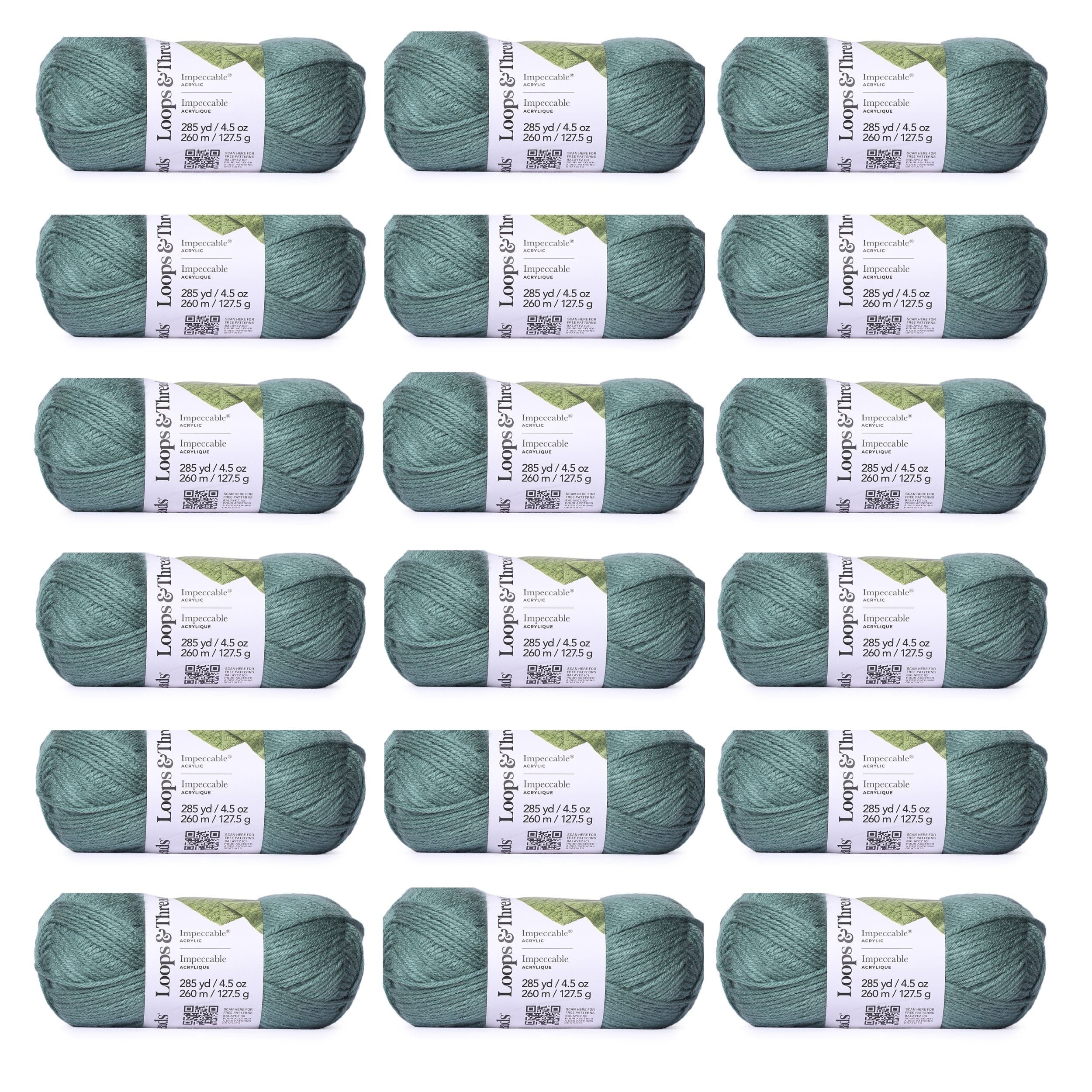 18 Pack: Impeccable® Solid Yarn by Loops & Threads®