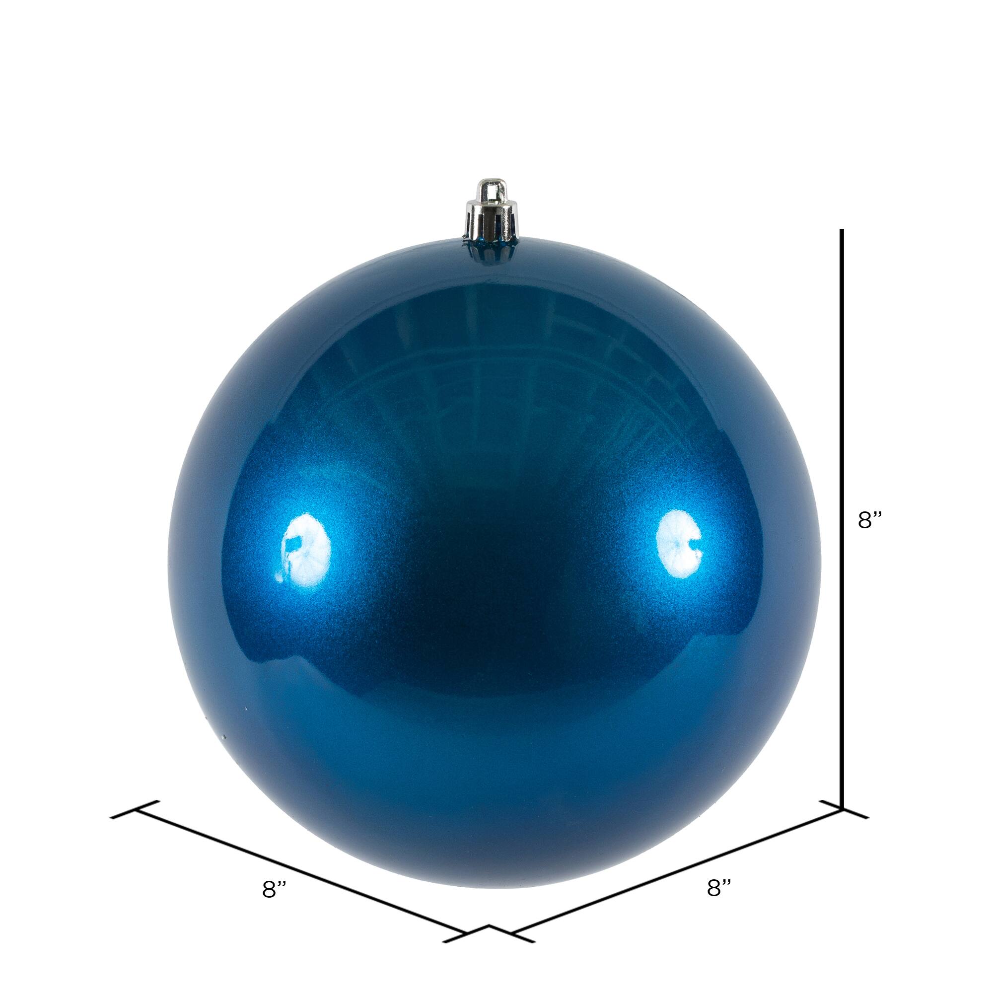 Vickerman 8" Candy Ball Ornament