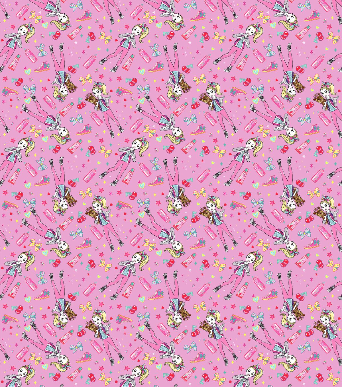 Nickelodeon JoJo Siwa & BowBow Cotton Fabric