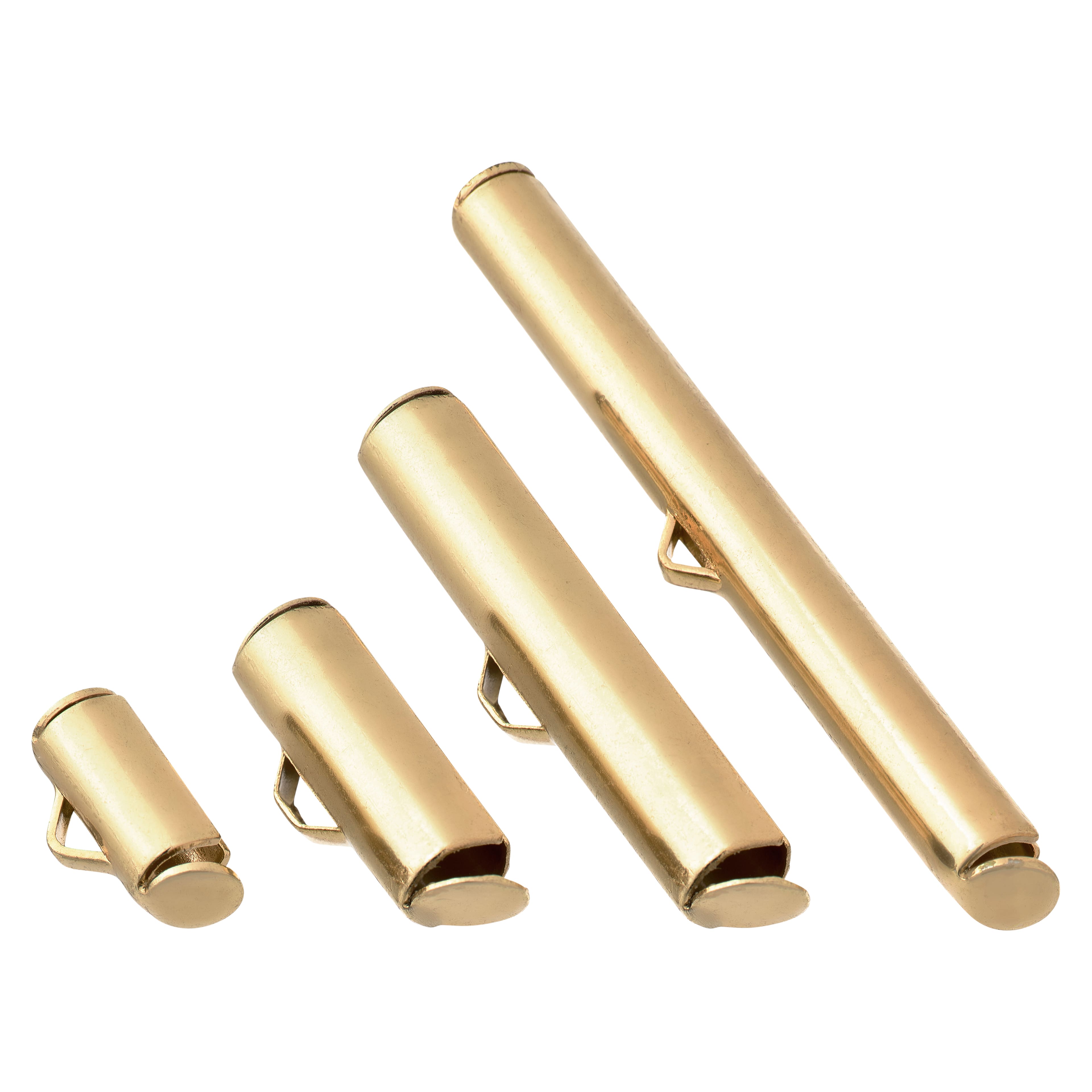 12 Packs: 16 ct. (192 total) Mixed Metal Slider End Tubes by Bead Landing™