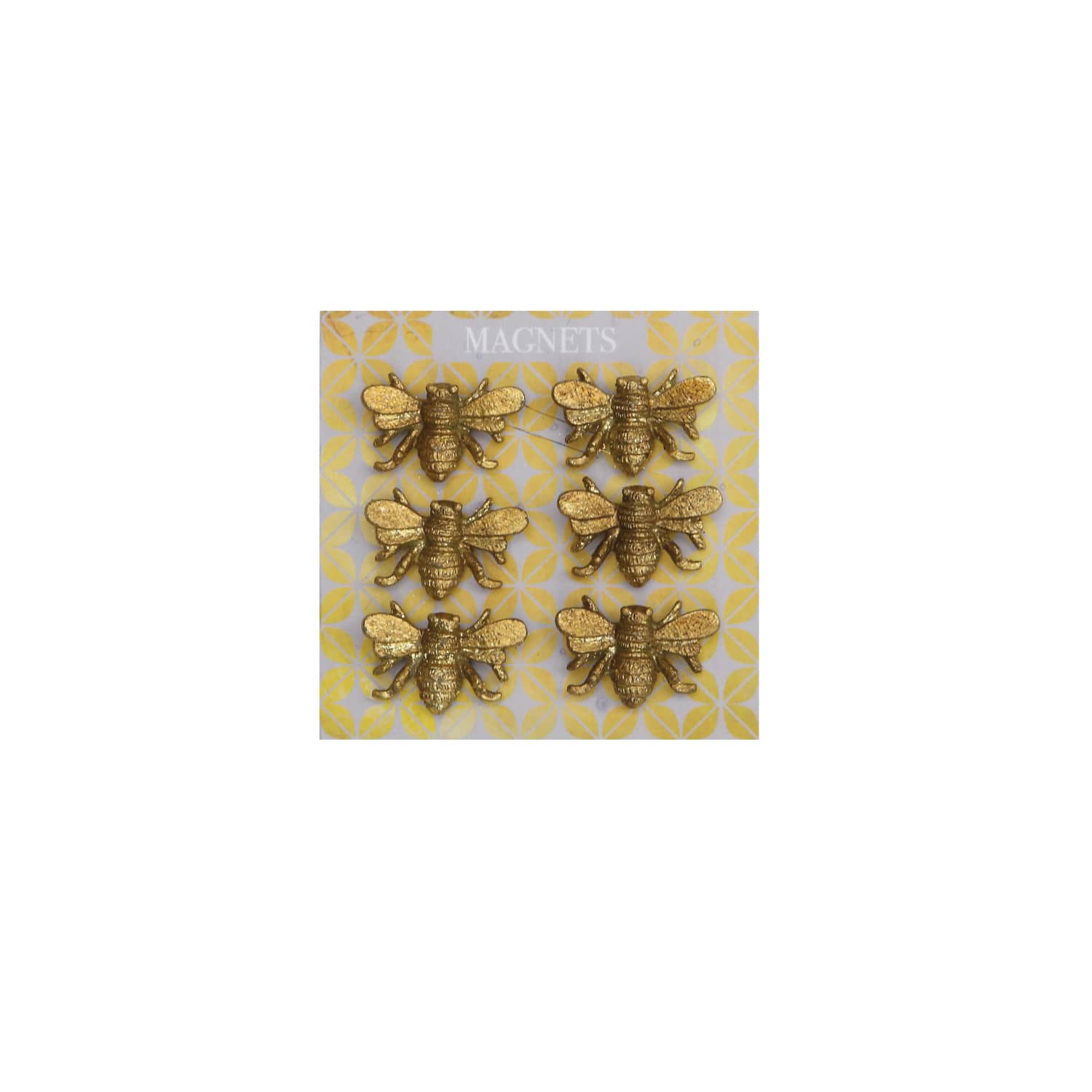 Hello Honey® Pewter Bee Magnets on a Card, 6ct.