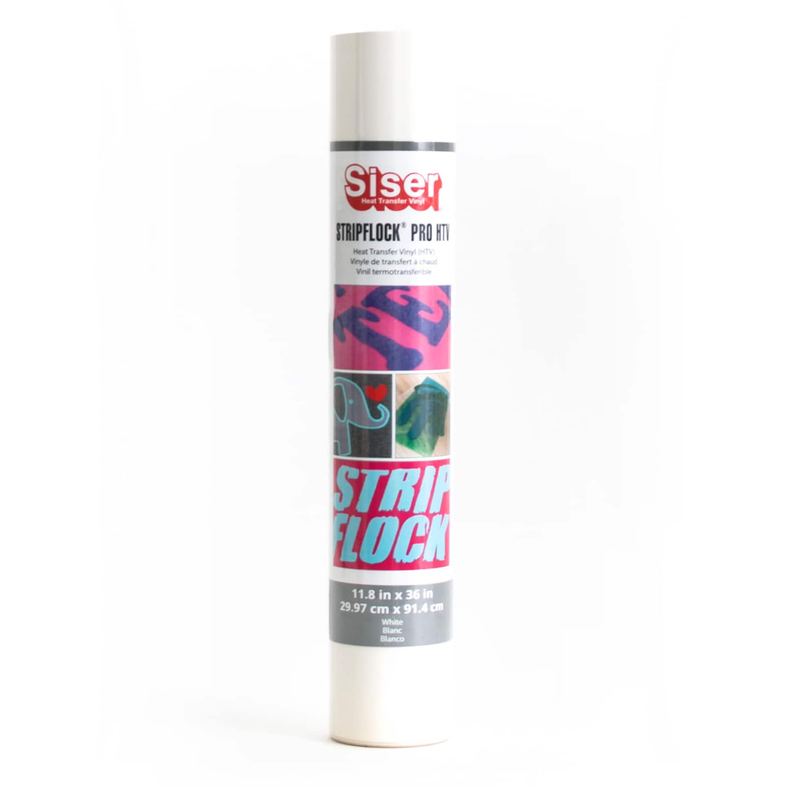 8 Pack: Siser® StripFlock® Heat Transfer Vinyl, White