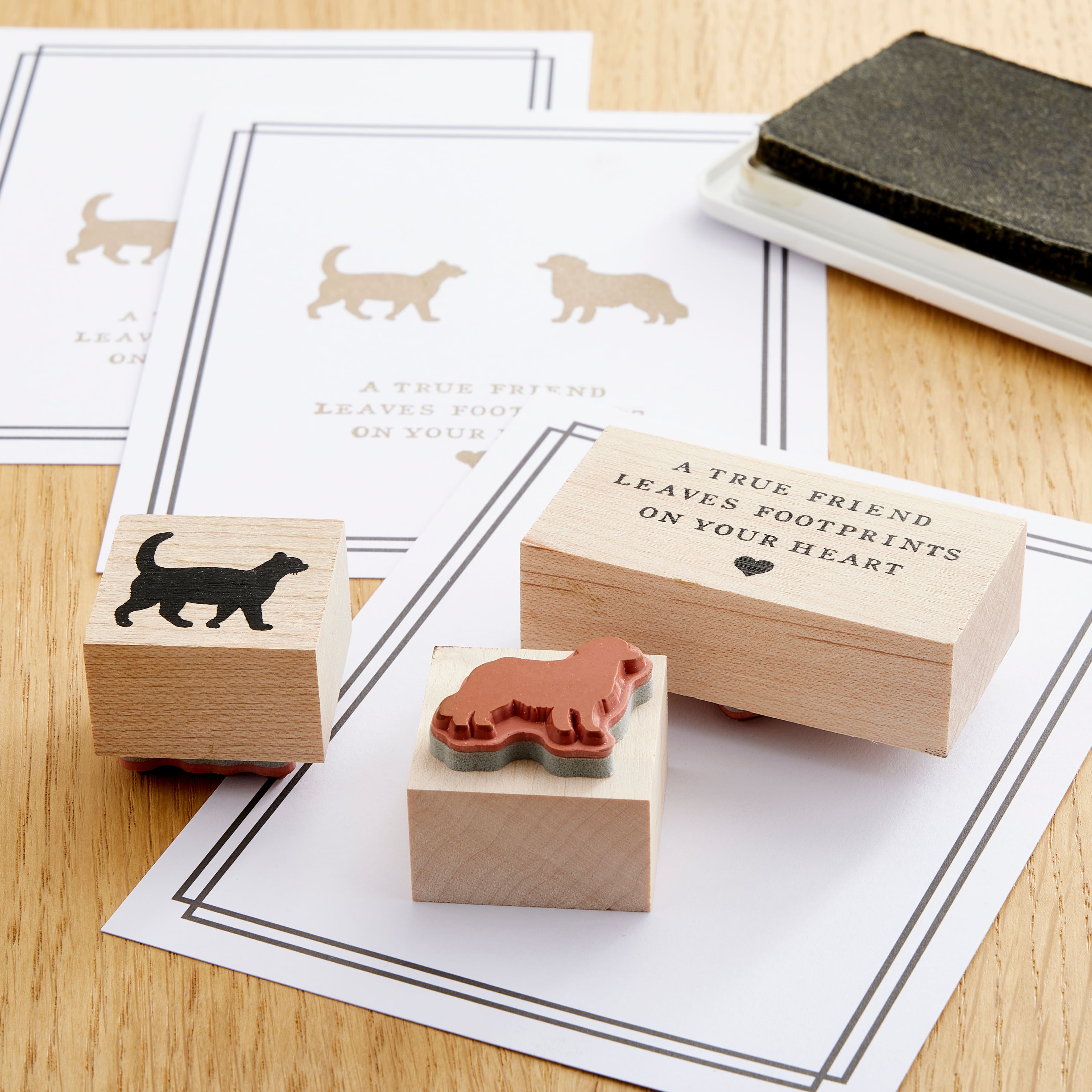 6 Pack: True Friend Wood Stamp Set by Recollections™