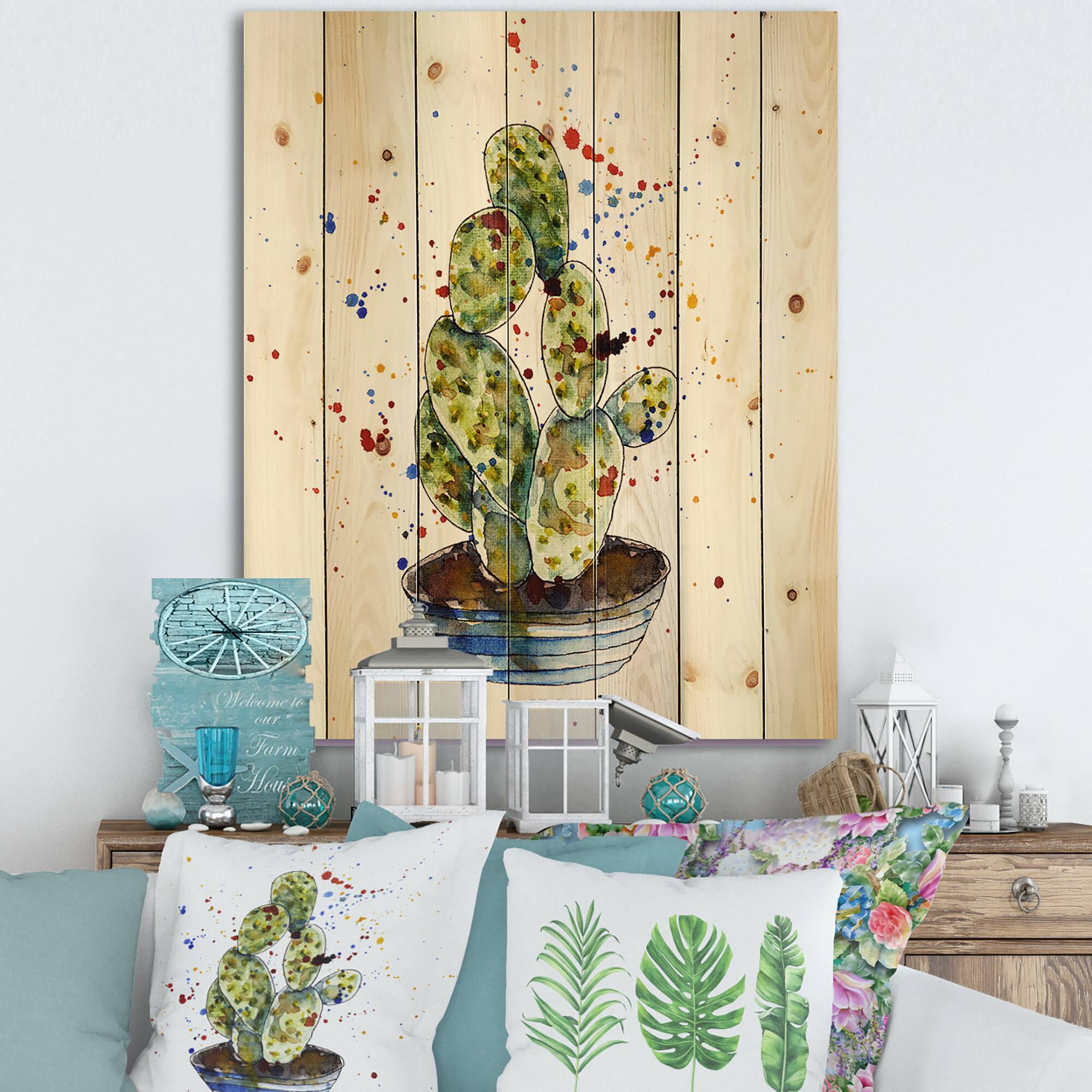 Designart - Cactus Houseplant