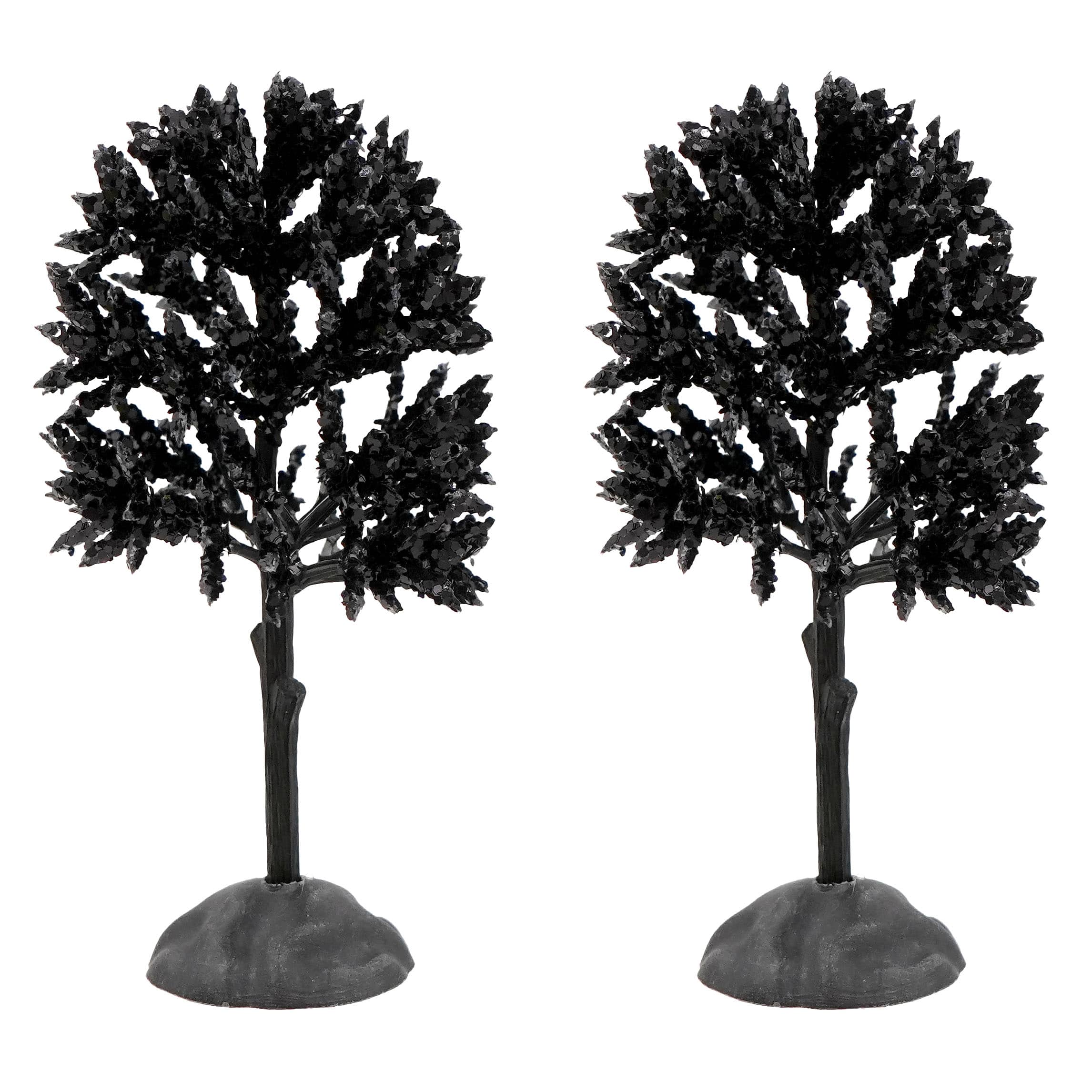 Mini Black Glitter Trees, 2ct. by Ashland®