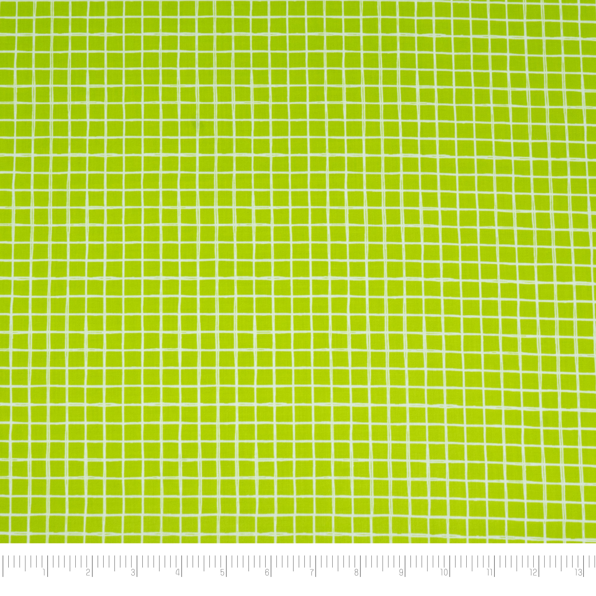 SINGER Green Plaid Cotton Fabric