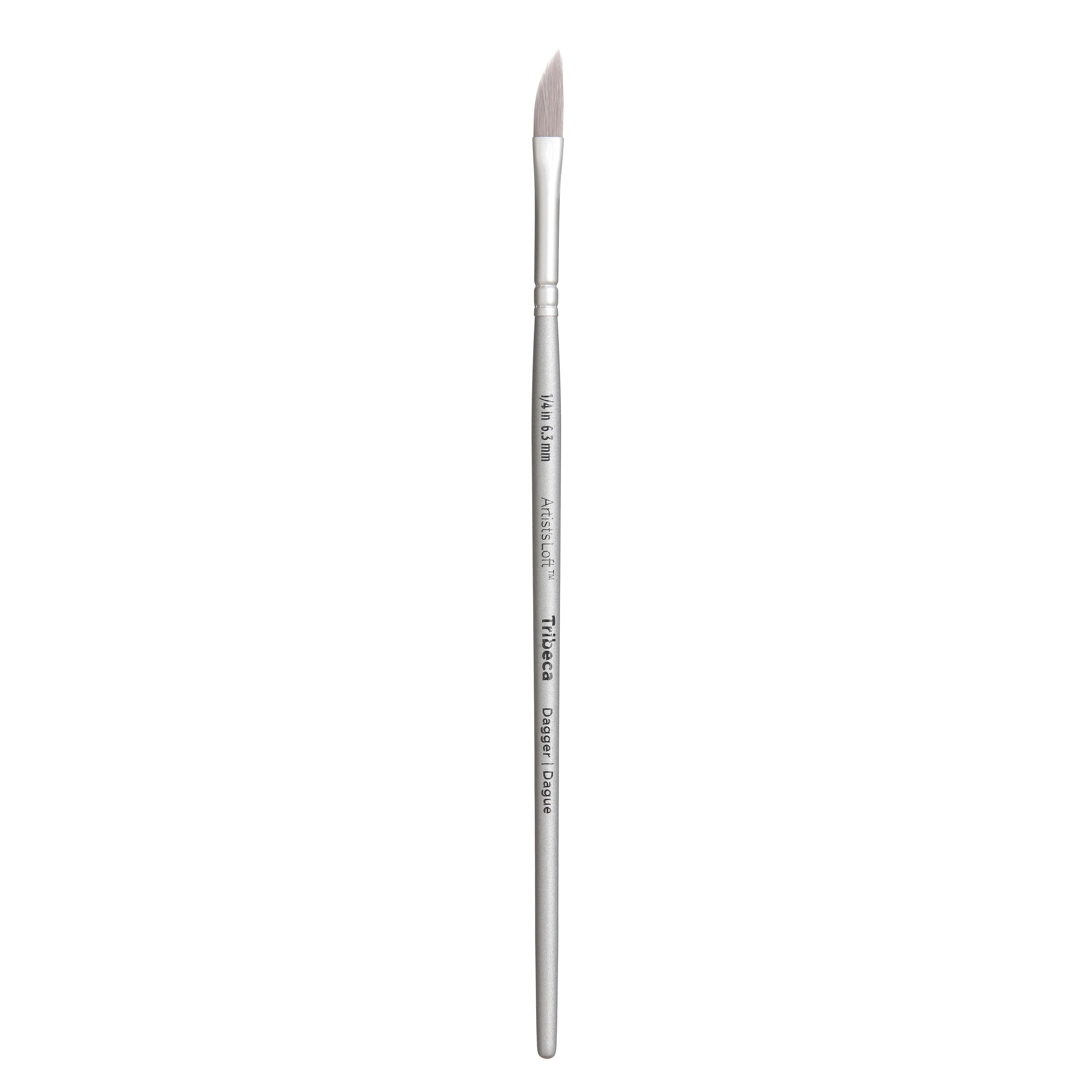 Tribeca Synthetic Taklon Short Handle Dagger Brush by Artist's Loft™, 1/4"