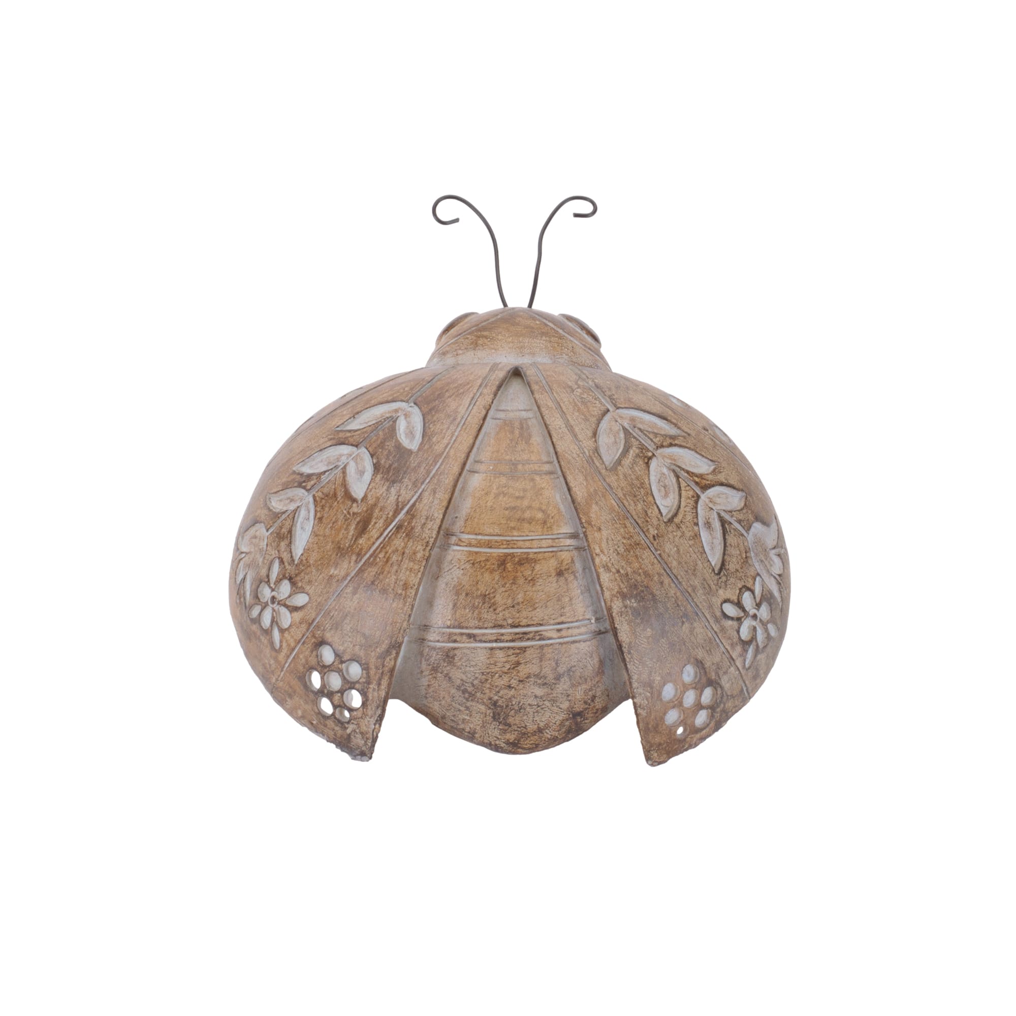 Melrose Floral Etched Insect Shelf Sitter Set