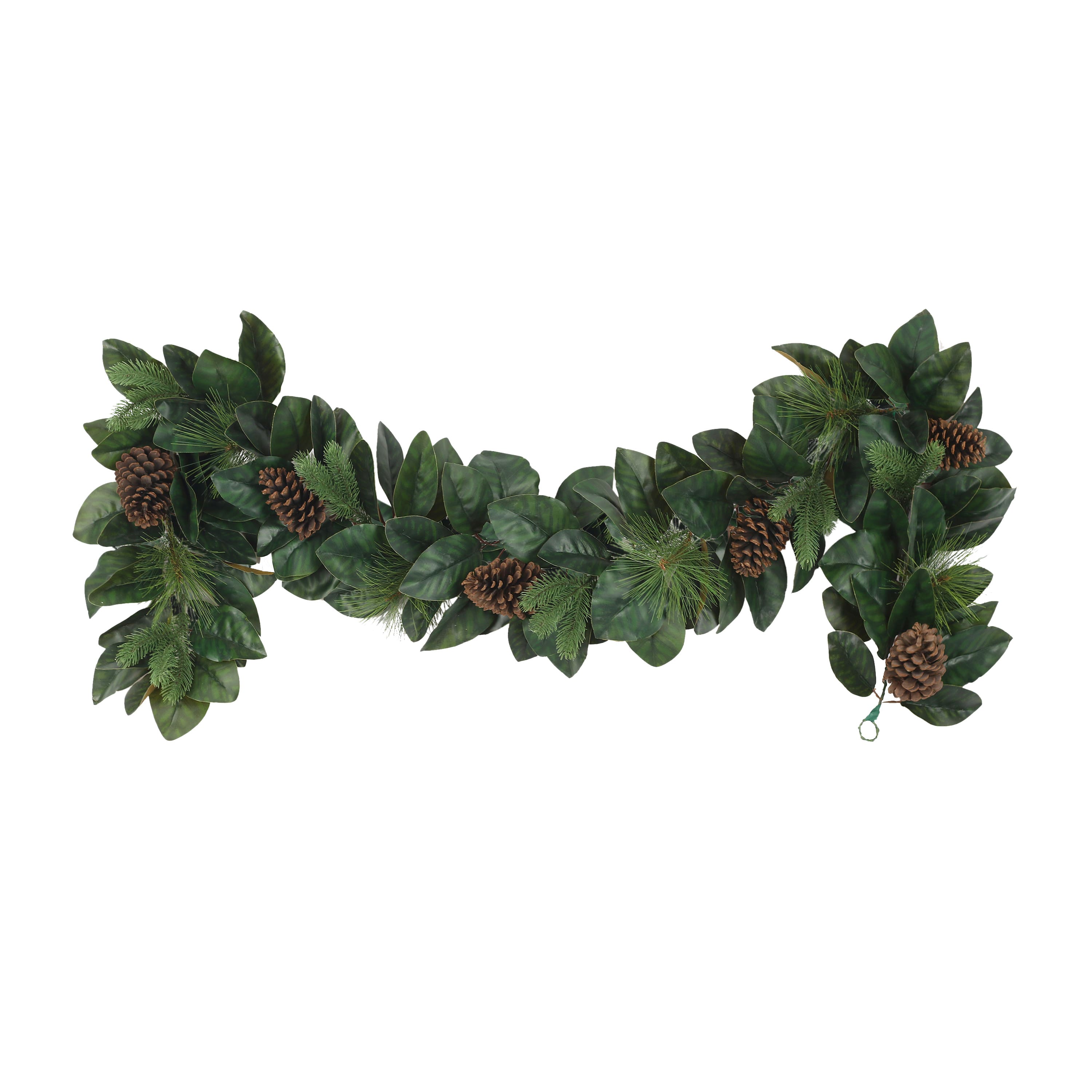 6ft. Magnolia Leaves & Pinecone Garland