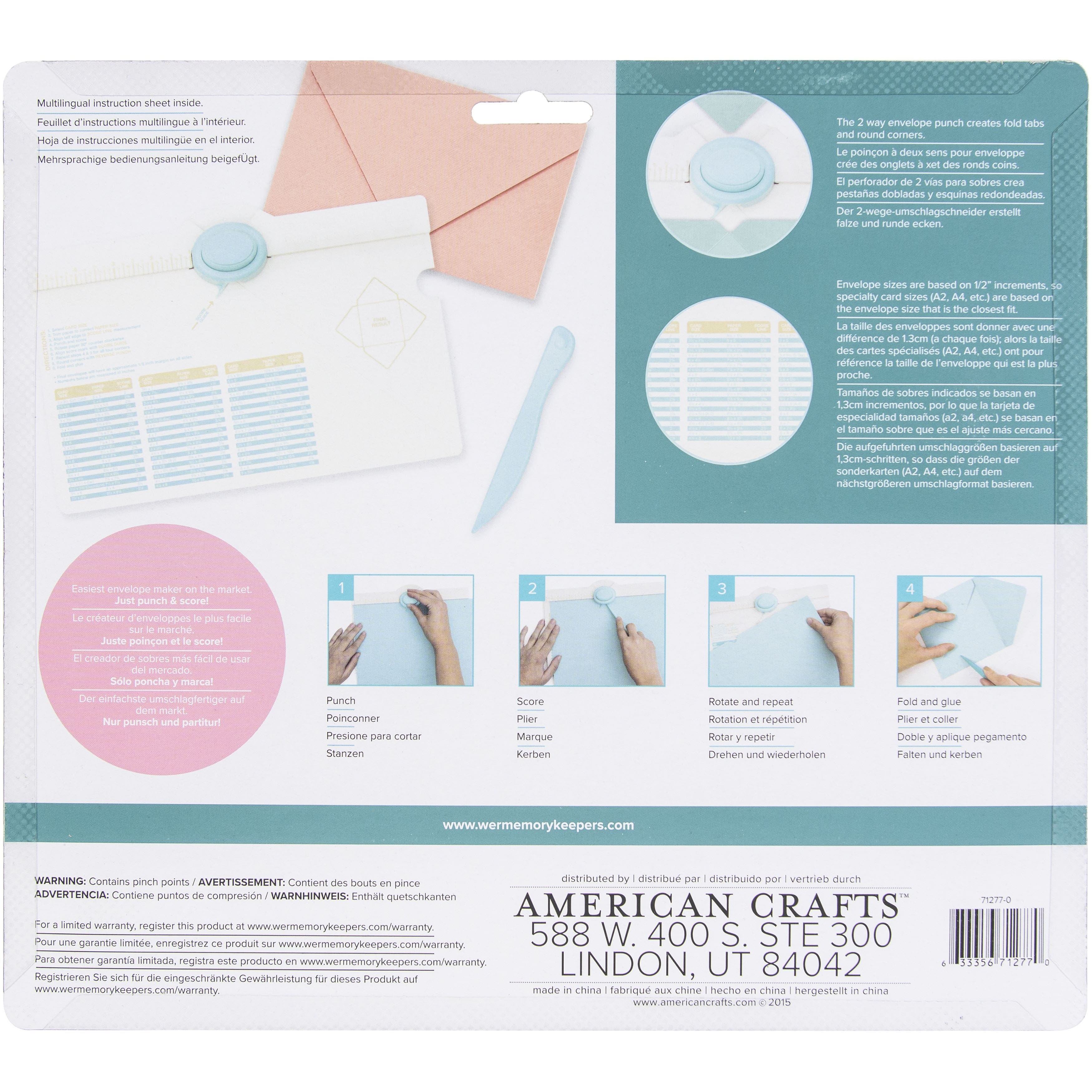 We R Memory Keepers® Envelope Punch Board