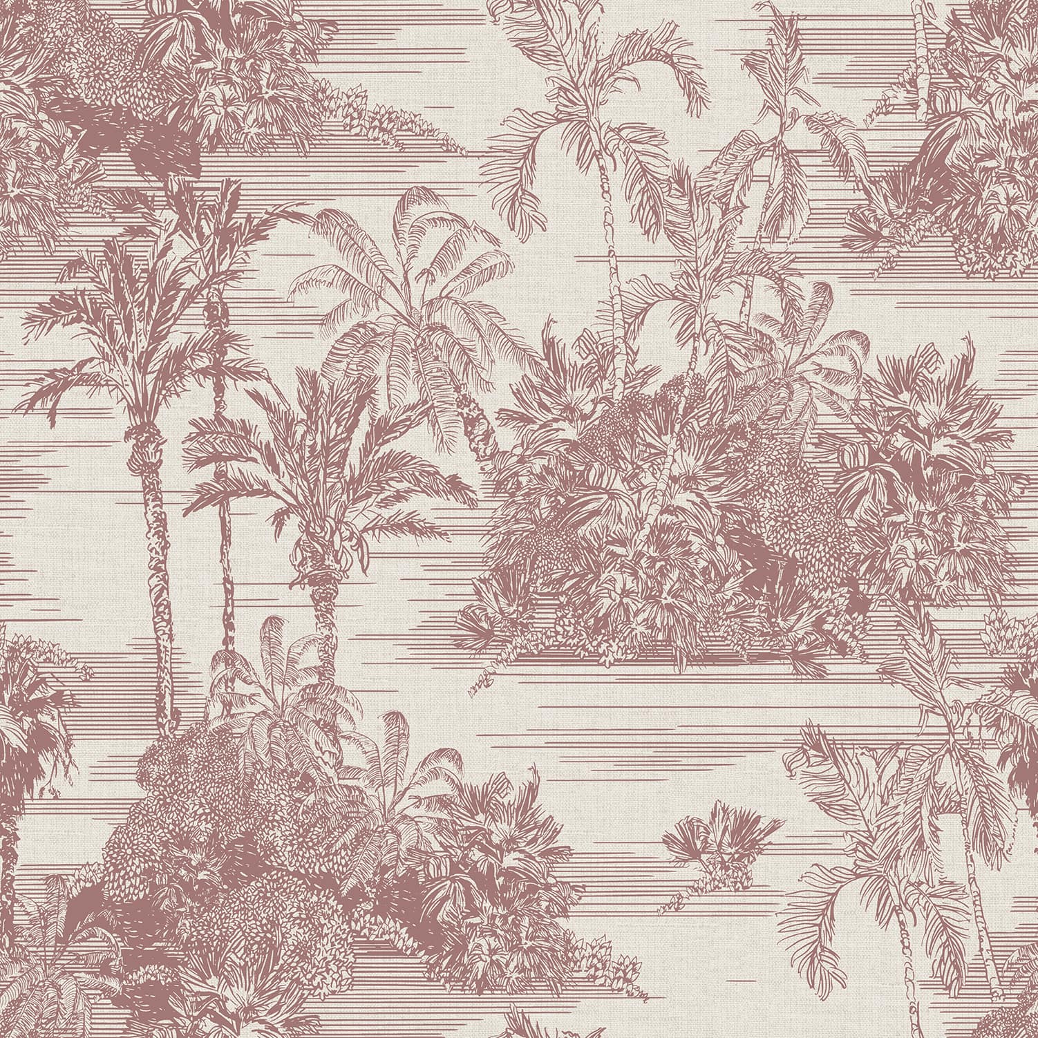 Designs Direct Tropic Archive Toile Peel & Stick Wallpaper