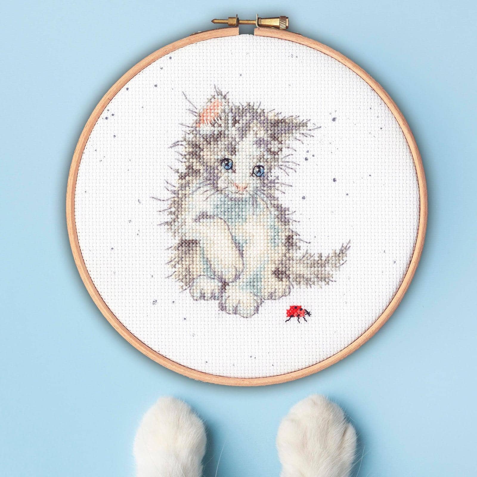 Bothy Threads Ladybird Counted Cross Stitch Kit with Hoop