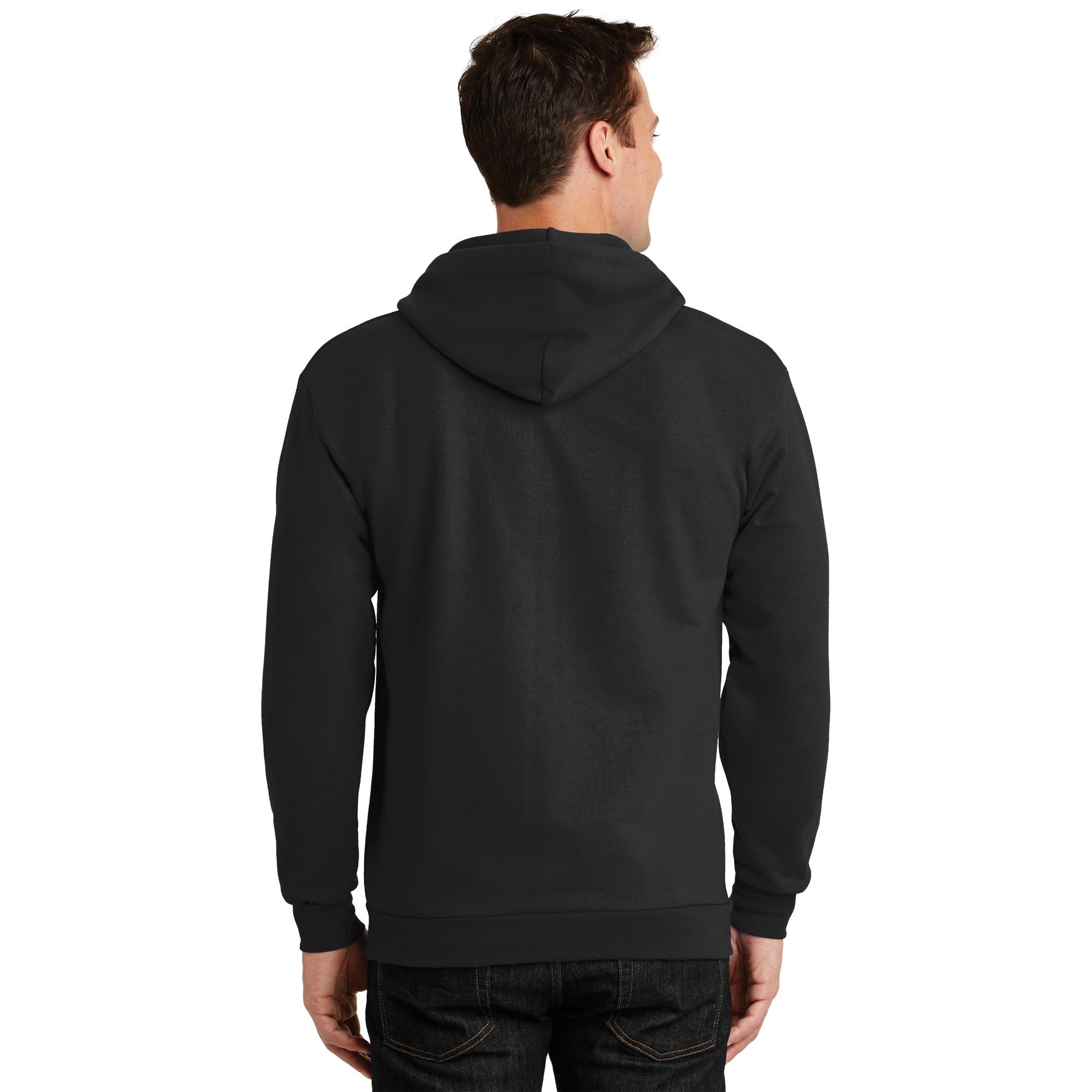 Port & Company® Essential Fleece Full-Zip Hooded Sweatshirt