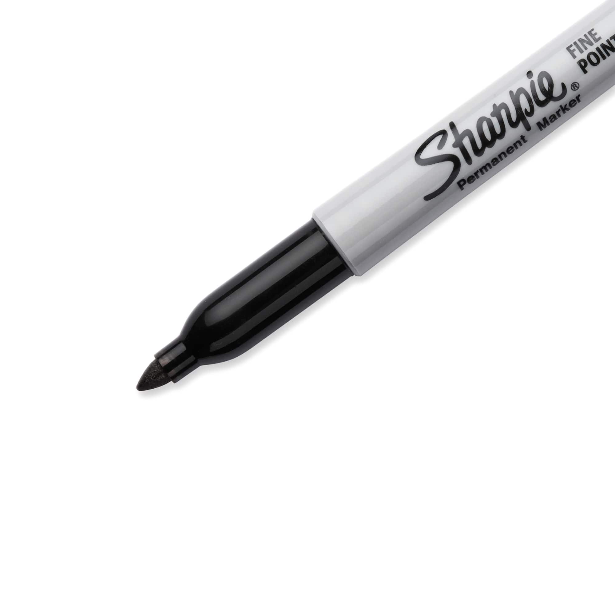 Sharpie® Fine Point Permanent Markers, Black