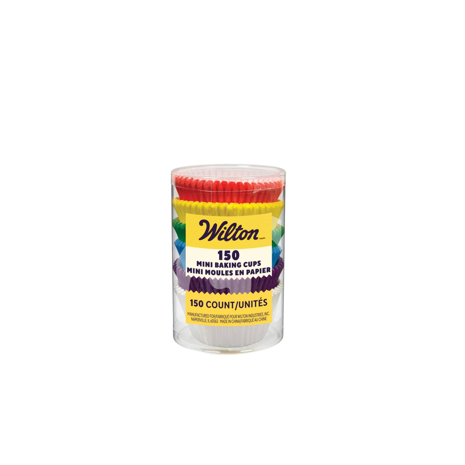 Wilton® Rainbow Mini Cupcake Liners, 150ct.