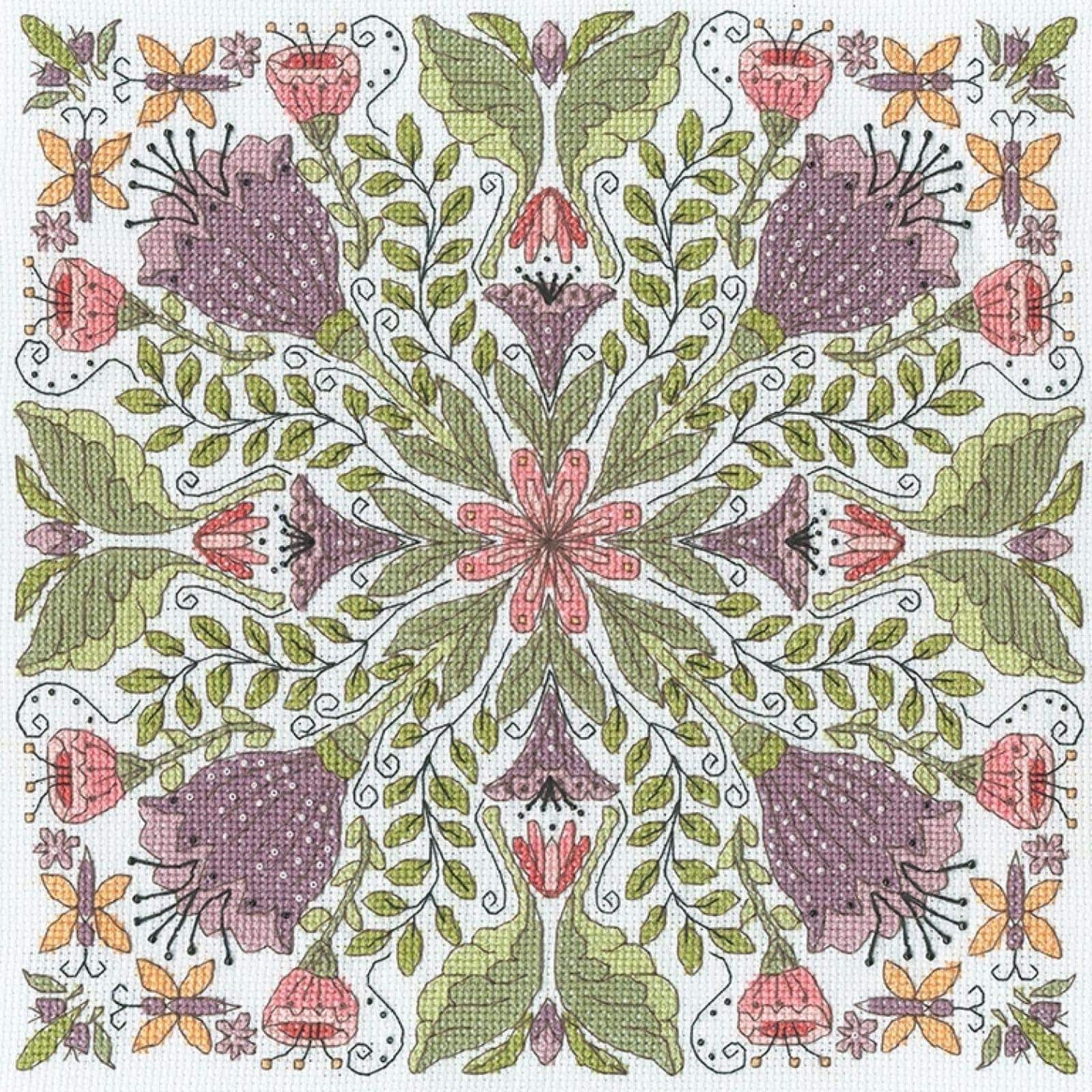 Bothy Threads Bursting Blooms Counted Cross Stitch Kit