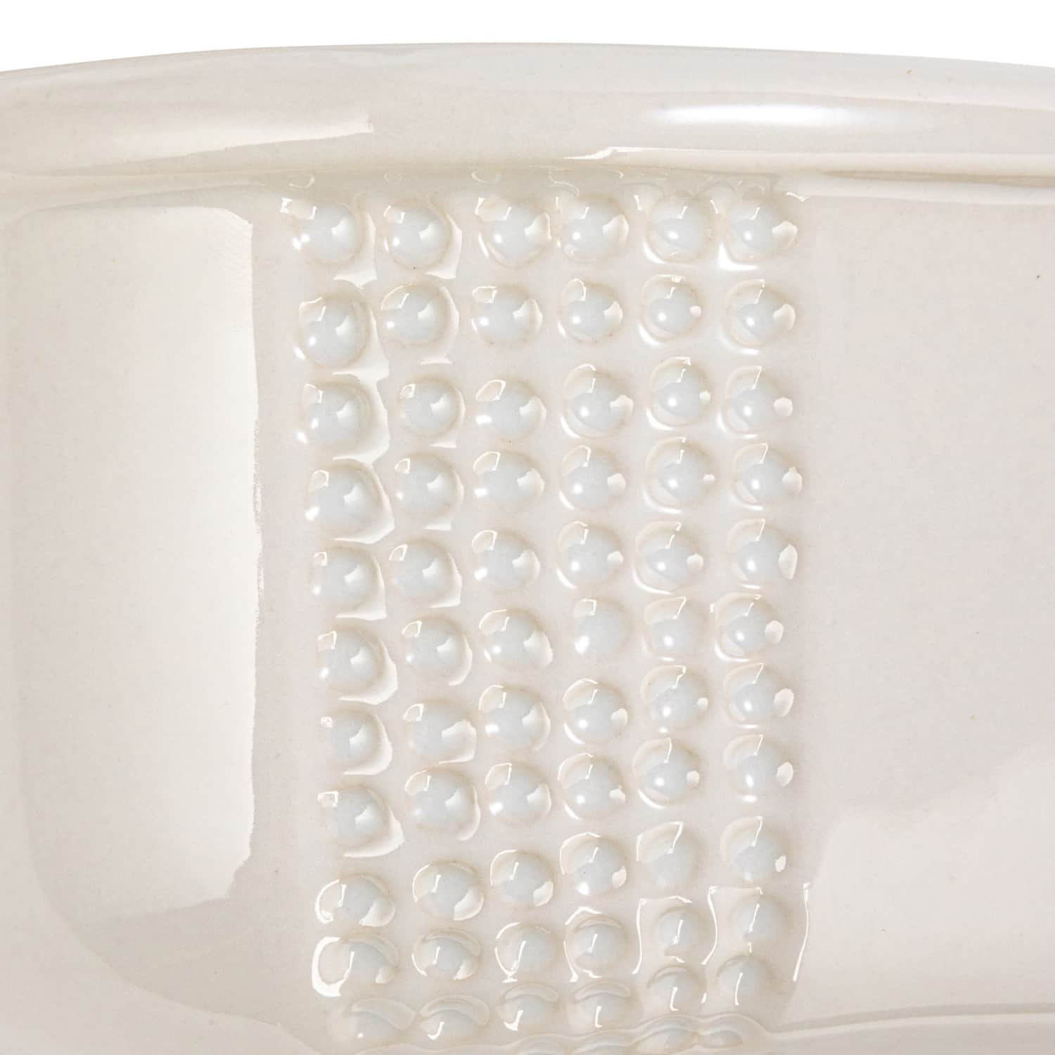 Hello Honey® 15.5" Matte White Oval 2qt. Debossed Stoneware Baking Dish with Lid