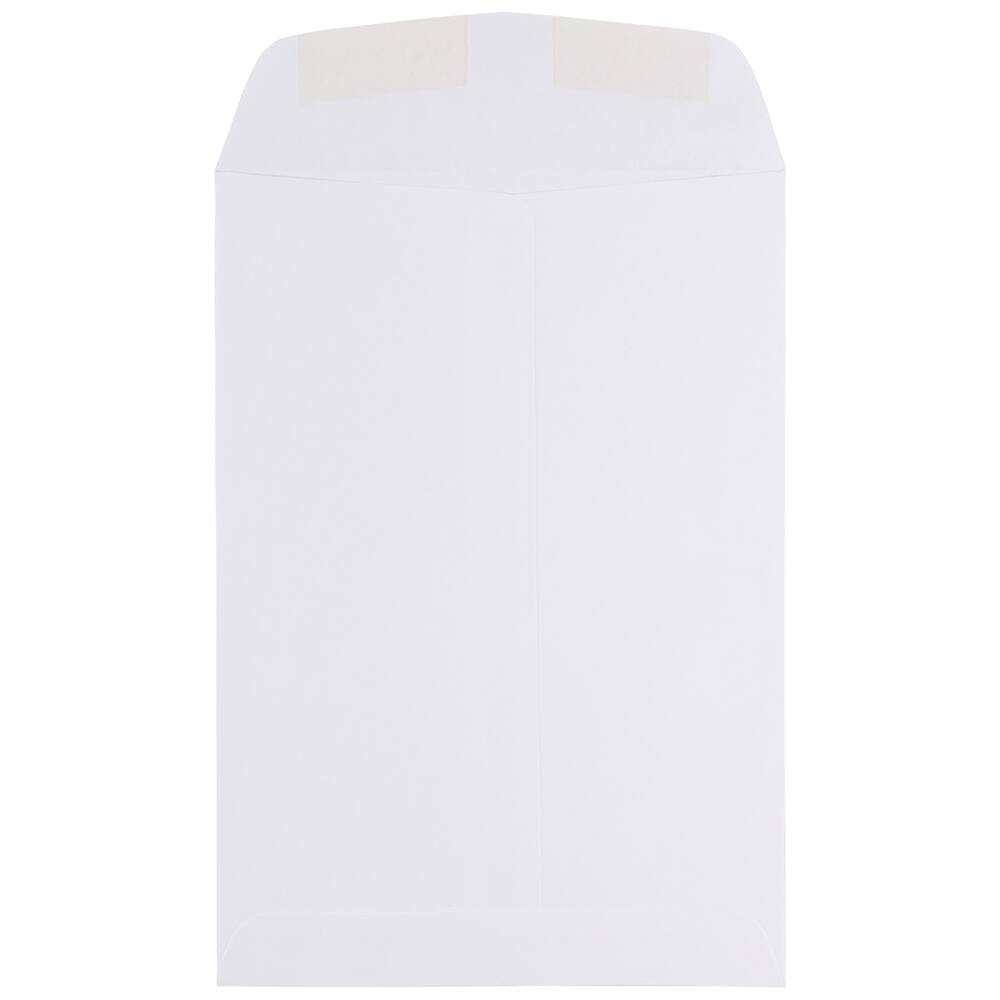 JAM Paper 7" x 10" White Open End Catalog Commercial Envelopes