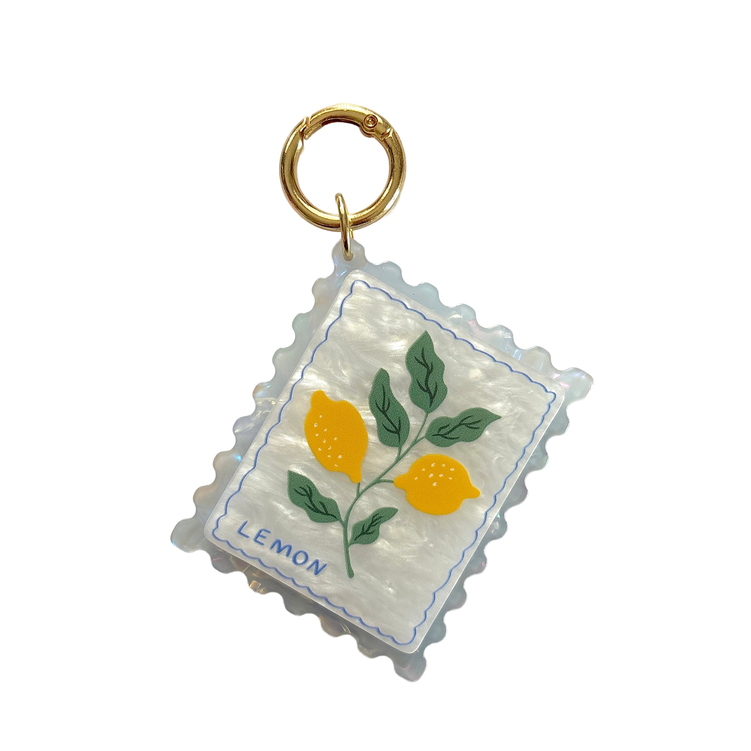 Charmed Bar Lemon Stamp Bag Charm by Bead Landing™