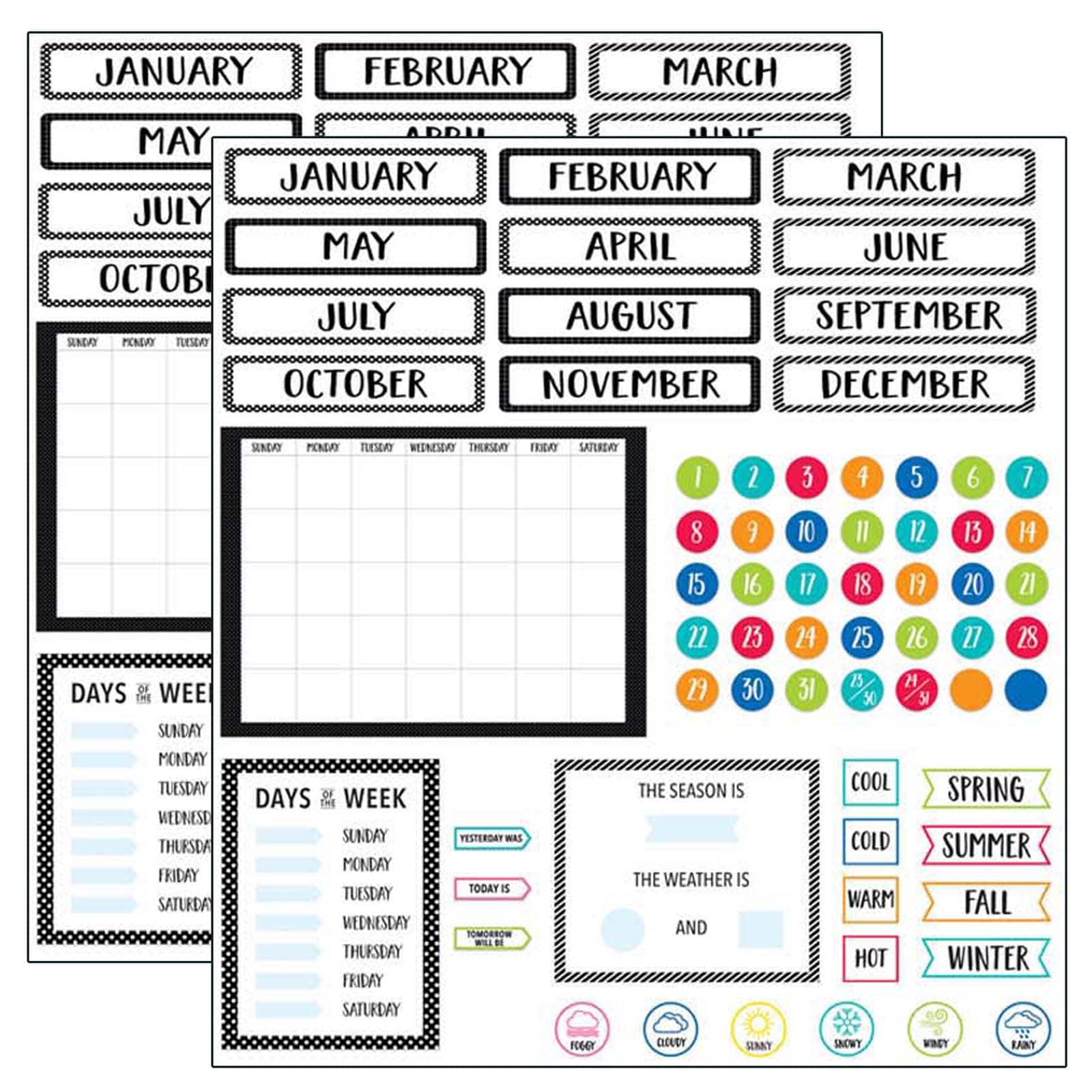 Creative Teaching Press® Farm Friends Core Décor Calendar Set, 2ct.