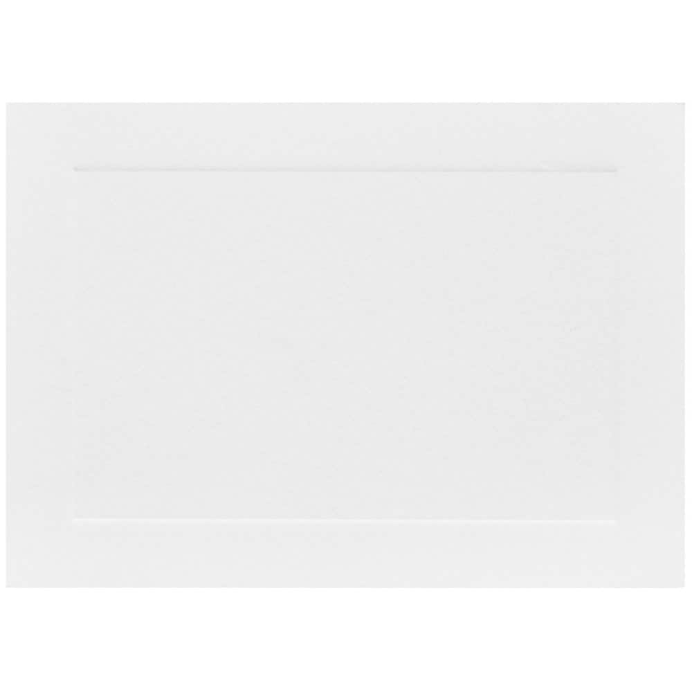 JAM Paper 3.5" x 4.875" White Panel Blank Flat Note Cards