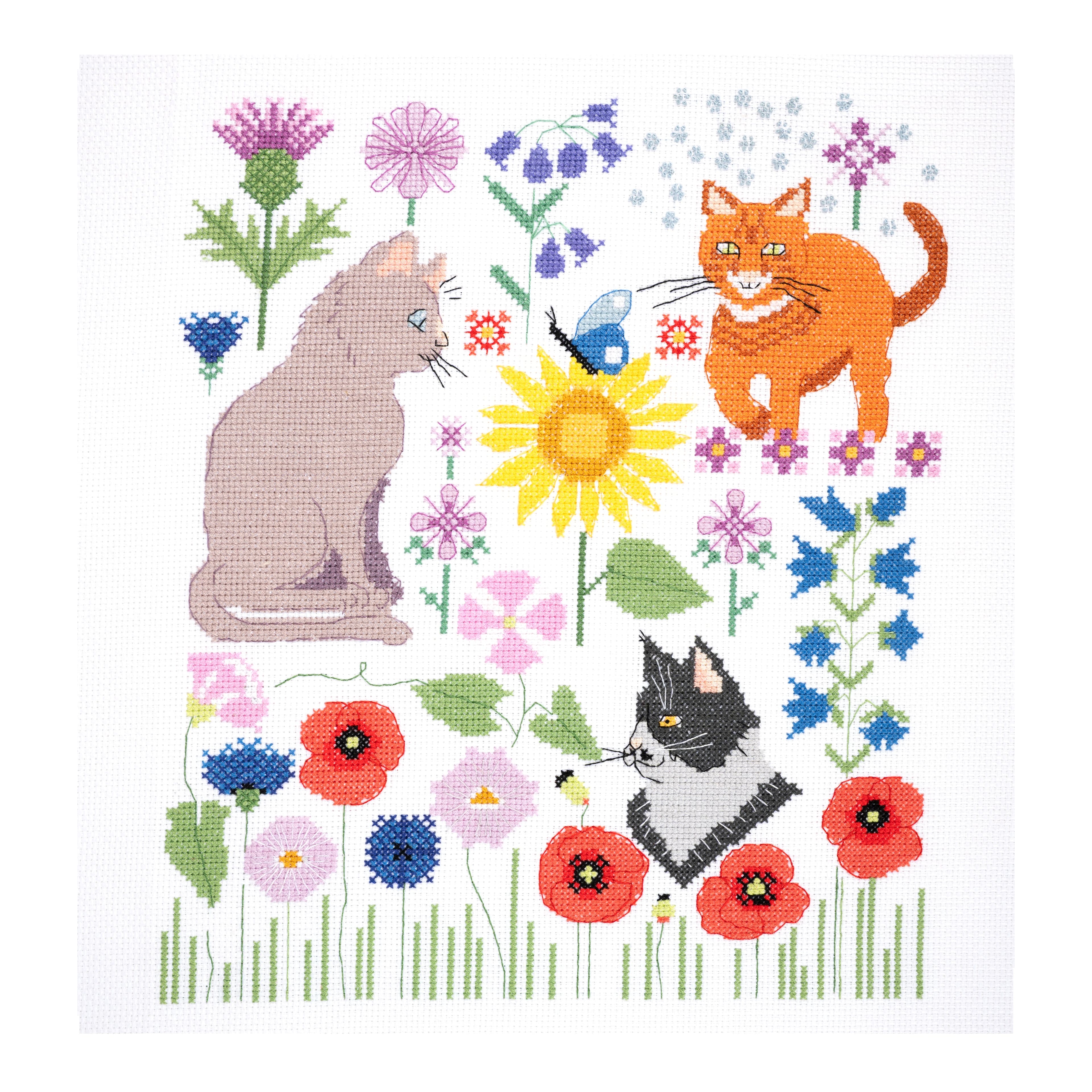 DMC® Cats in the Fields Designer Collection Intermediate Cross