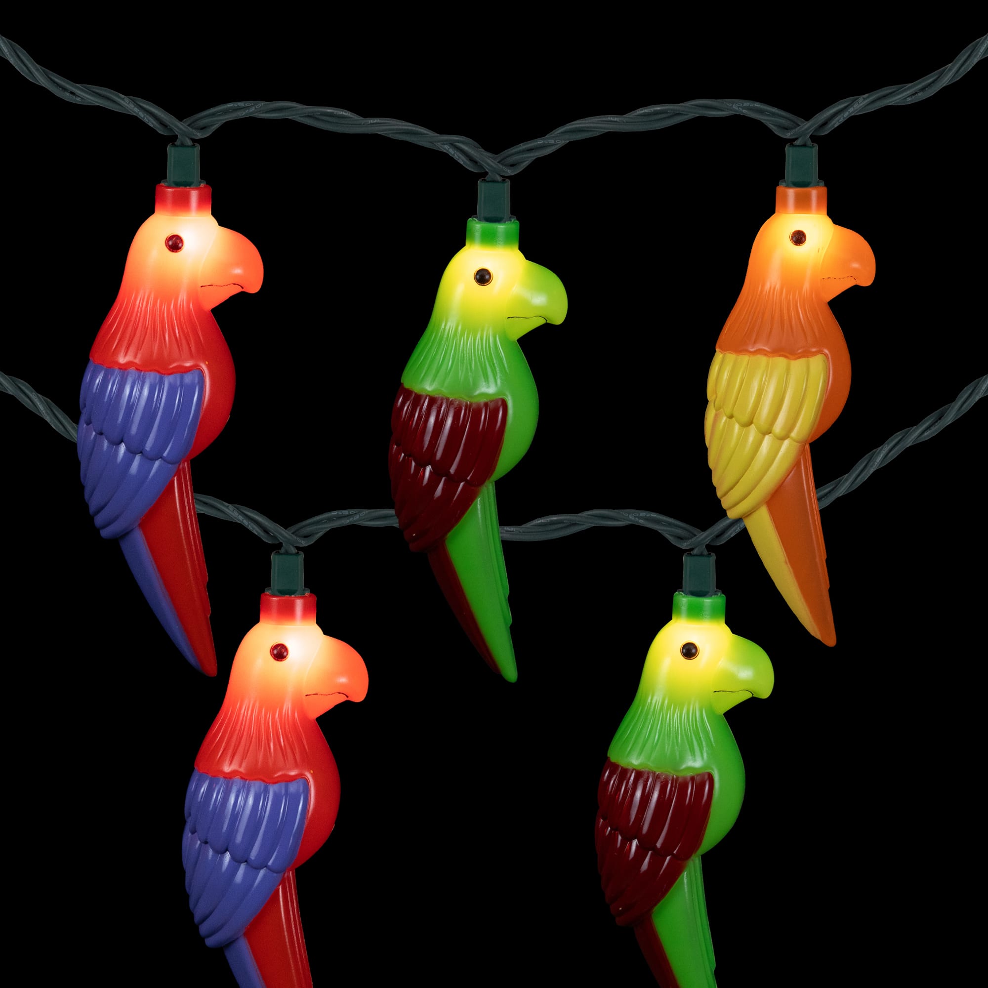 10ct. Parrot Patio String Lights