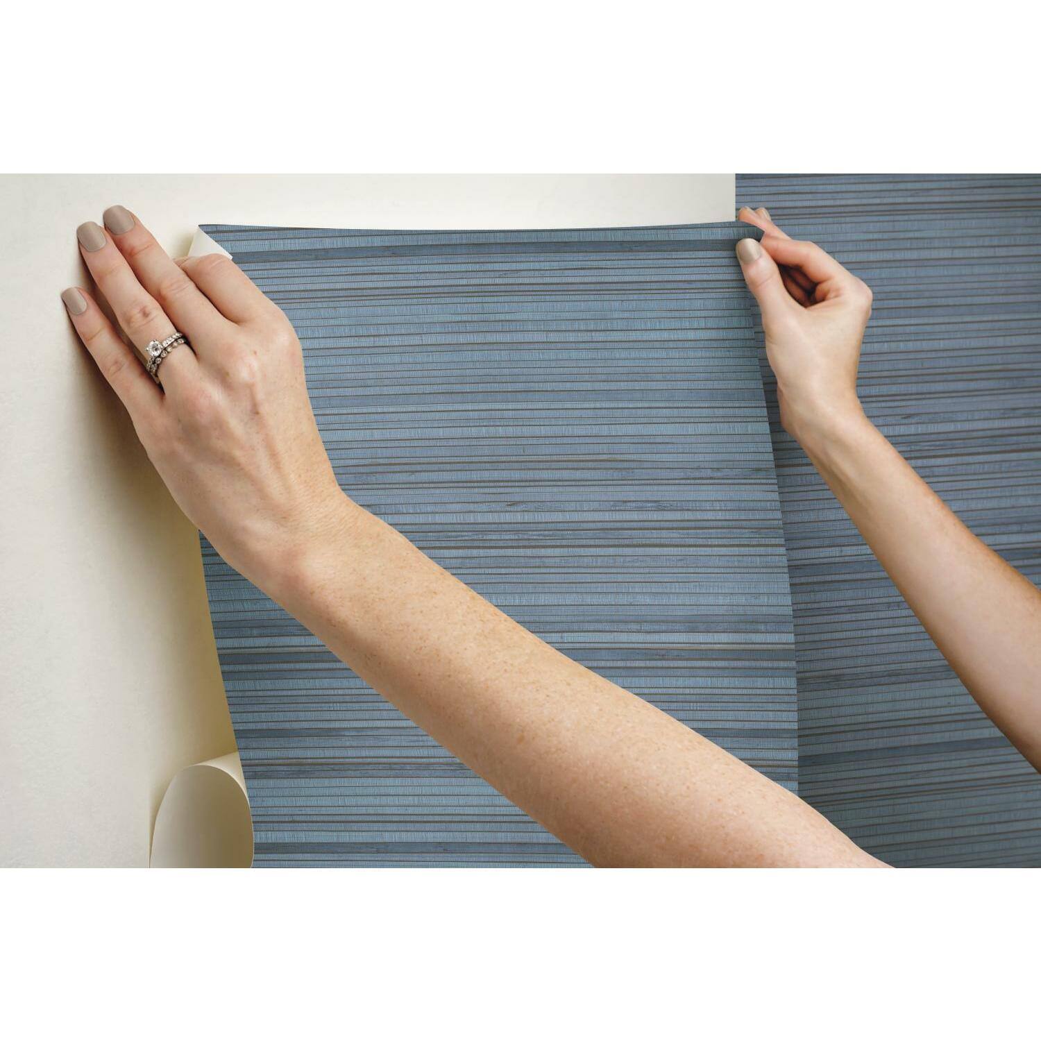 RoomMates Faux Bamboo Grasscloth Peel & Stick Wallpaper