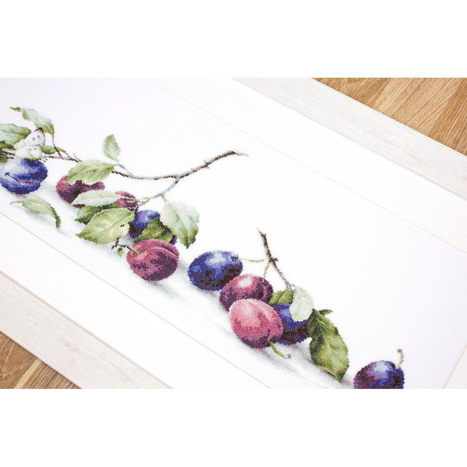 Luca-s Plums Counted Cross Stitch Kit