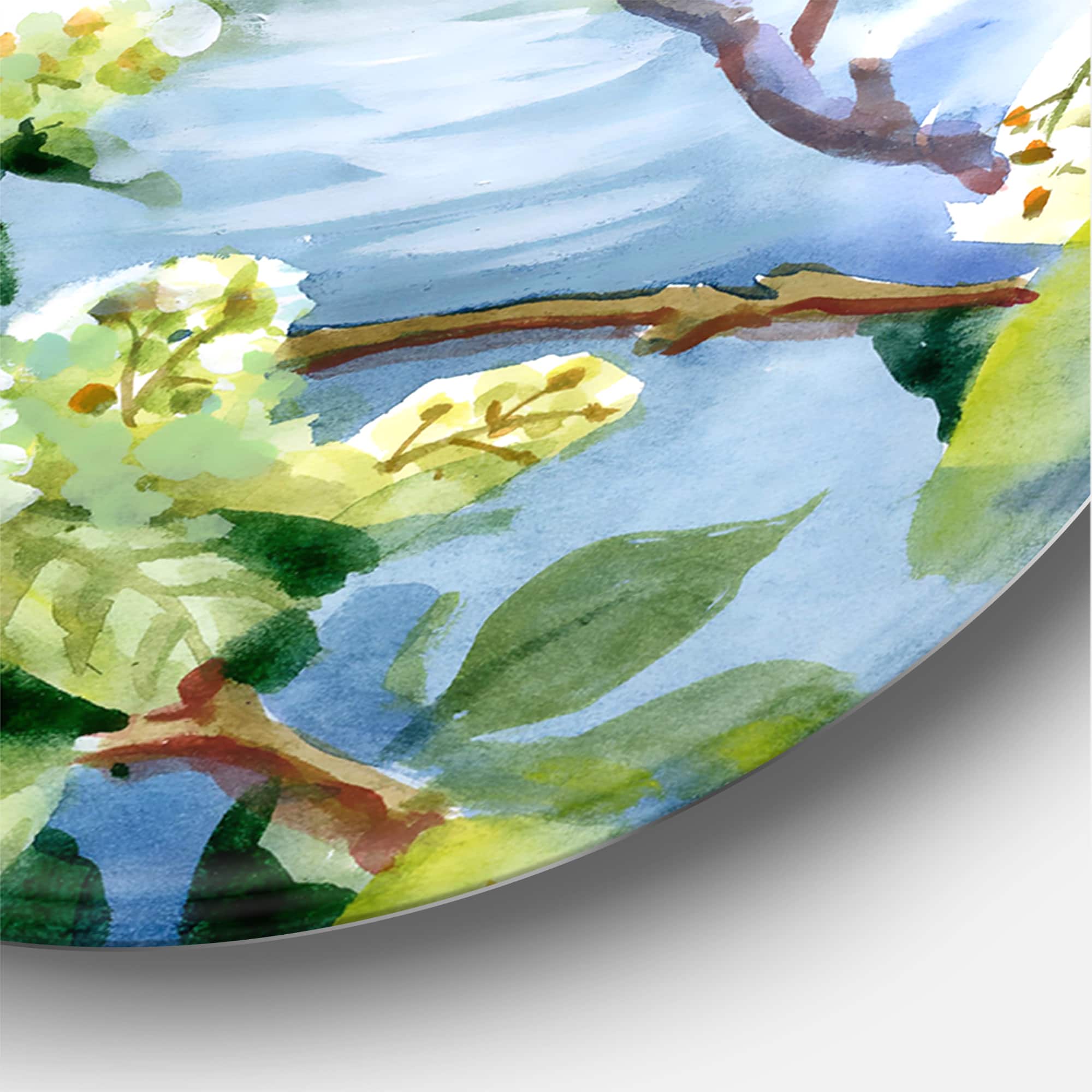 Designart - Flowers of The Cherry Blossoms On A Spring Day