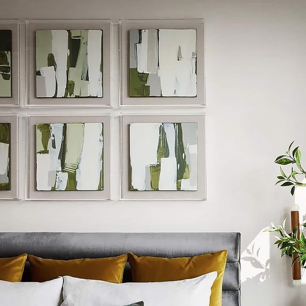 Wexel Art UV Grade Acrylic Shadowbox 3" Depth with Beige Linen Canvas